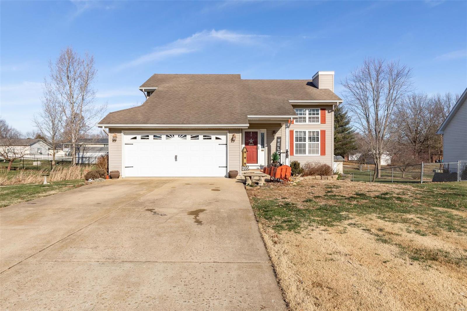 New House for the New Year! This 1.5 story home has an open floor plan with a main floor master bedroom, the upper level has a full bath, two bedrooms as well as a bonus area that can be used for a sleeping area or would make a great place for crafting! The basement is a walk out with finished with a bar, half bath and storage area. Located in an established subdivision close to schools this won't last long- make your apt to view it today.