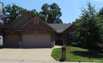 Meticulously Maintained 5 Bed, 3 Bath, Full Finished Walk out, 3 Car Garage on a Cul de Sac. Walk into this Beautiful Home and Notice the Large Open Area with a Vaulted Great room with Gas Stone Fireplace and built in bookshelves,  the Dining area is just off the Great Room and adds a touch of class with Pillars, the Kitchen area has a Breakfast Bar, Granite Countertops, Custom 42" Cabinetry, Walk in Pantry, Double Oven and Stainless Appliances. The Breakfast Area overlooks the Covered Back Deck with Composite decking. The Main floor Laundry is a Plus. The Master Bedroom Suite with Coffered Ceiling and a Walk in Closet, Boasts a  Large Bath with a Jetted tub, glass Shower and separate sinks. The other two bedrooms are good size too. On the Lower Level you will enjoy a Recreation Room, Media Room and a Full bar with Sink, Ice maker, Wine Cooler, Dishwasher, and Granite Counters and Beautiful Custom Cabinetry with a place for a TV. The Bedrooms here are nice size with Walk in closets.