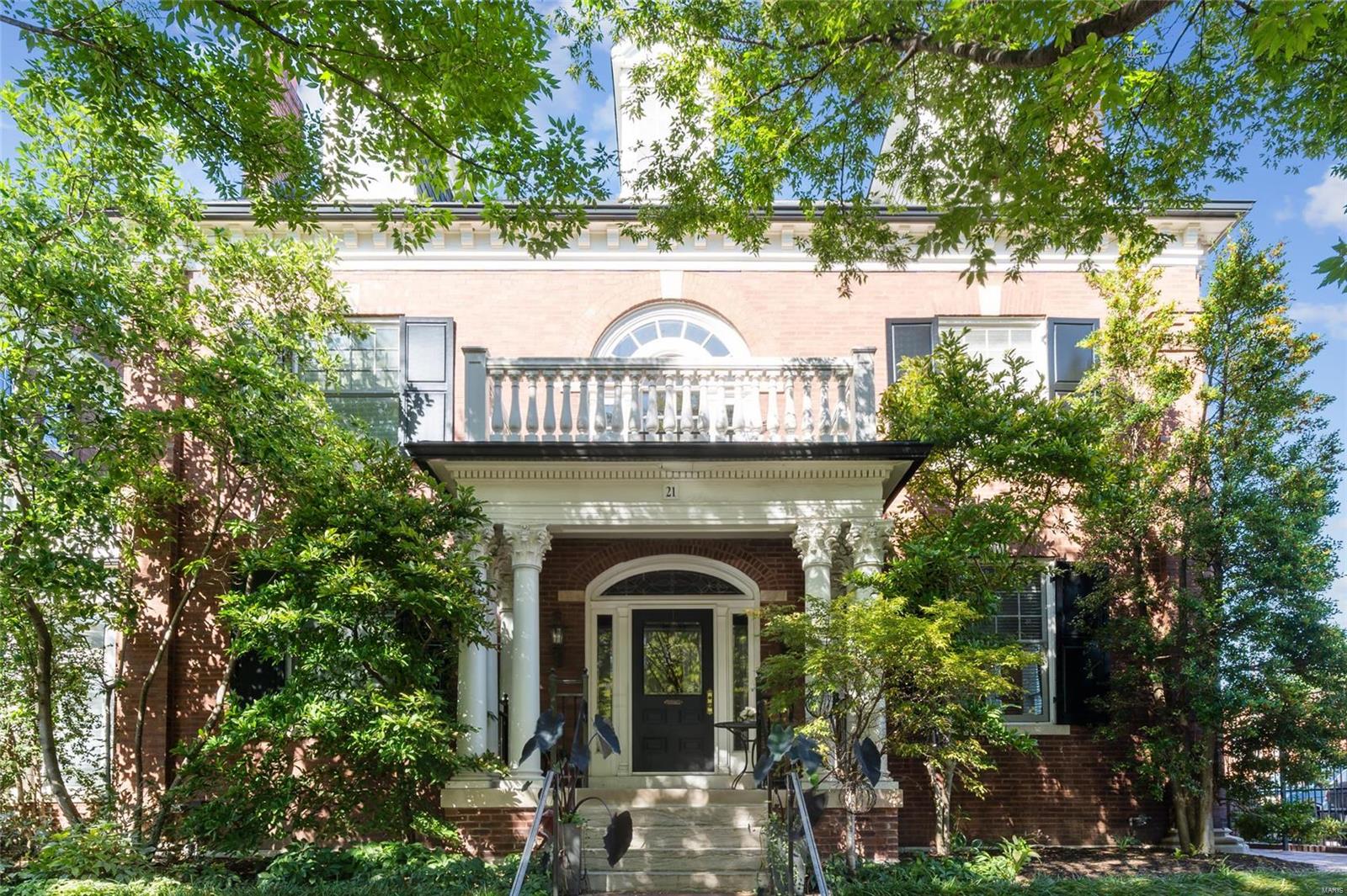 Outstanding townhouse condo, comprising the entire east half of this 1906 Georgian-style mansion, overlooking the sweeping front lawn on Maryland Plaza. This exceptional home features 3 amazing outdoor spaces, gorgeous grounds, plus a striking 2021 kitchen, 2022 basement rec room and full bath, wonderful 2023 primary bath, & many other fine improvements. The private 4-car garage is a bonus for your guests or car enthusiasts. You'll adore sitting on the covered front porch, 2nd floor balcony, or the landscaped back yard with patio, deck, and fountain. Other highlights: high ceilings, amazing light, gorgeous floors on all levels, organized walk-in closets, comfy heated primary-bath floor, 2 handsome gas fireplaces, & wood thermal-pane windows on 3 sides of the home. Maryland Place Condominium is THE place to live in the CWE & combines the convenience of condo living w/ the privacy of a single-family house. Whole Foods, Straub's, Chase cinema, & Forest Park are steps away. Location: City, End Unit