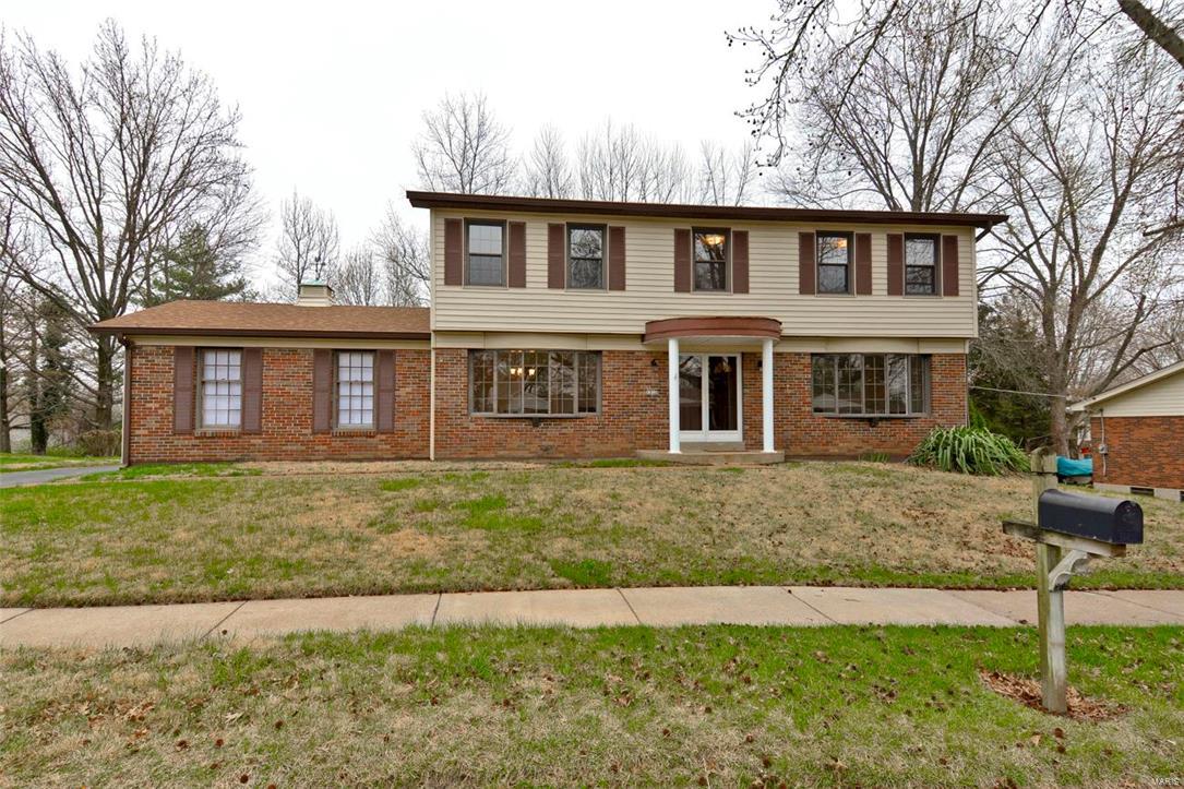 Showings Begin SUNDAY 1-3: Have you heard that a great home is hard to find in St. Louis?  Do you need 4 bedrooms, an attached garage, main floor family room, a walk out basement, & enough deck space to entertain all your friends and family? This residence, in the sought after Seven Pines subdivision, checks all those boxes; you will not be disappointed. The interior is freshly painted with updates including stainless kitchen appliances & cabinet hardware & a chic light fixture in the breakfast room. The living room's a great space for quiet conversations, plus you've got an inviting family room perfect for Cardinal games or binge watching your favorite Netflix show. Upstairs living features your master suite, additional hall bath & 3 generous bedrooms. Moving into this home will be a snap! Outside is a deck-lovers paradise, with a stone fire pit on the lower level & enough fenced in yard to keep loved ones contained. Current owners have hustled to make this home show-ready for you! Some Accessible Features