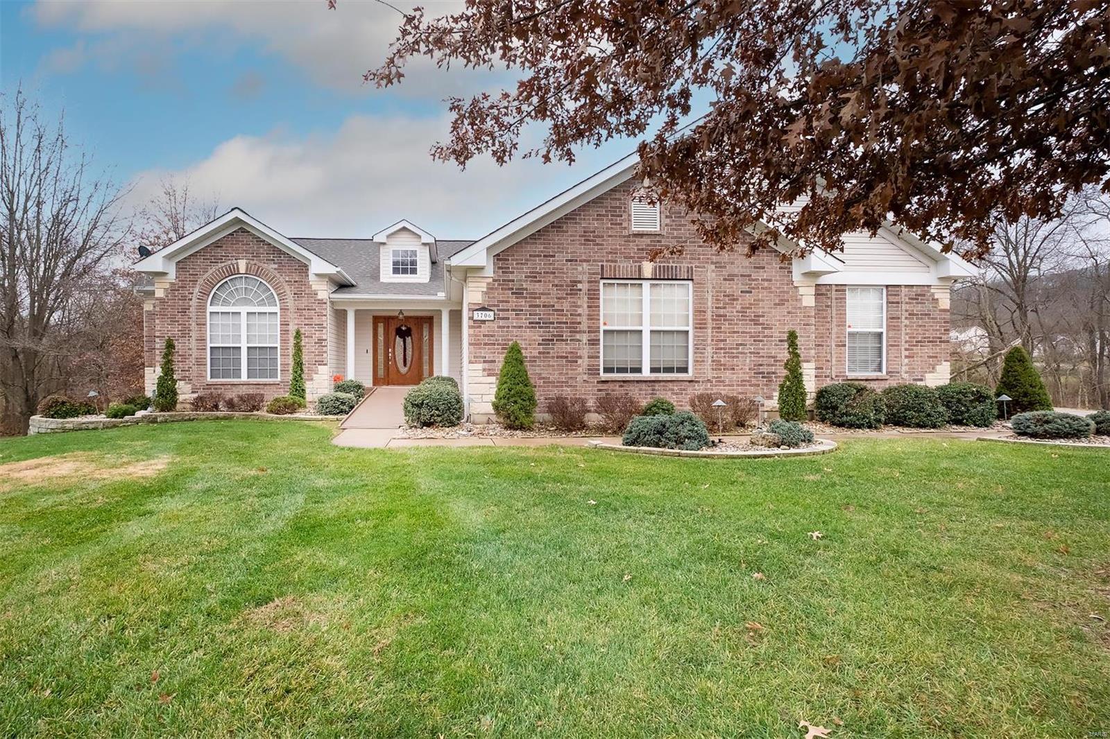 Welcome home to 3706 E. Dry Fork Rd, Imperial. A gorgeous home in the Brookview Heights Subdivision. Home sits on 1.28 acres and is beautifully landscaped, side entry 3 car garage. Step into the breathtaking Atrium Ranch with very open floor plan. Kitchen open to great room which boast a beautiful stone fireplace and hardwood floors. Kitchen has a wraparound breakfast area perfect for entertaining. There is also a private deck for entertaining or just relaxing with your cup of coffee. You will not be disappointed in the extremely large master bedroom suite as well as 2 large bedrooms and main floor laundry. Downstairs boast a great family area with full bath, additional bedroom and endless storage area with 10 foot pour. Set your appointment today!