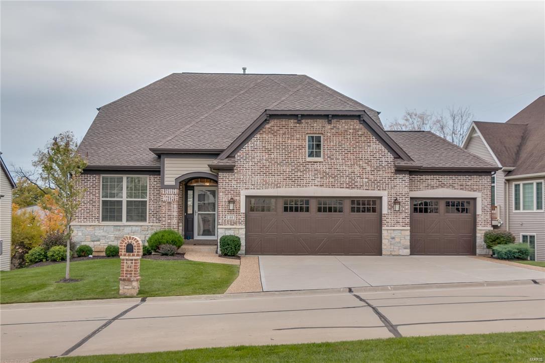 Welcome home to this amazing 2500 Sq Ft, 3 bedroom, 2 bath ranch, with a 3 car garage, located in the gated community of The Hamptons, in St. Charles. Upon entering, you will notice the open floor plan, upgraded wood floors and tons of living space! This incredible kitchen features a 12ft ceiling, custom 42" cabinetry with crown moulding, a large center island with granite, coffee bar area and stainless steel appliances that stay with the home! Off the breakfast room, you will access a deck overlooking the wooded backyard. The spacious master suite has a beautiful coffered ceiling, walk-in closet and master bath with double sinks and a separate tub and shower.  Schedule a showing now, this amazing home won't last long! Additional Rooms: Mud Room