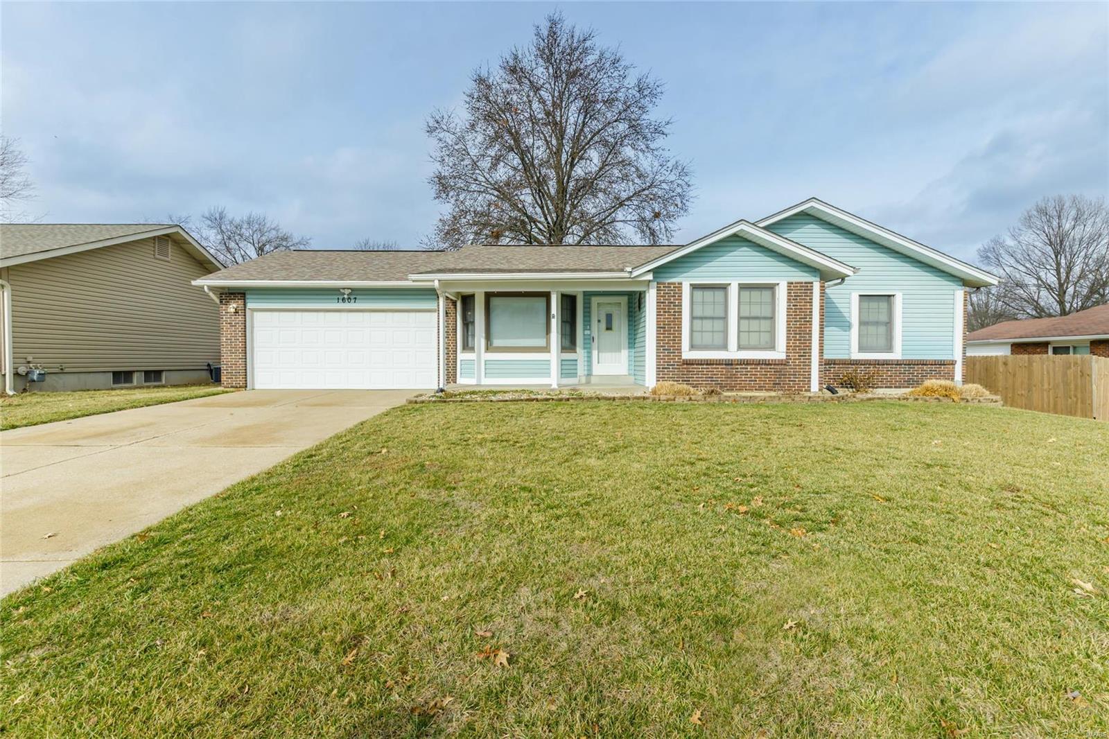 Great starter home or someone looking to Right-size!!  Great Main Level Floor Plan provides: Living Room, Family Room with Wood-burning Fireplace, Formal Dining Room and Spacious Eat-in-Kitchen with ample cabinet & counter space, tiled backsplash, pantry and more, Master Bedroom Suite with Full Master Bath, 2 Additional Bedrooms and another Full Bath! Bonus, HUGE Lower-Level waiting to be finished off to meet your future needs, laundry area and plenty of storage! Fenced backyard with large Patio. 2 Car Garage. Covered Front Porch. You can decide what new flooring you want in your new home when you move in (home priced accordingly). Roof only 7 years old. HVAC only 9 years old. Show today!