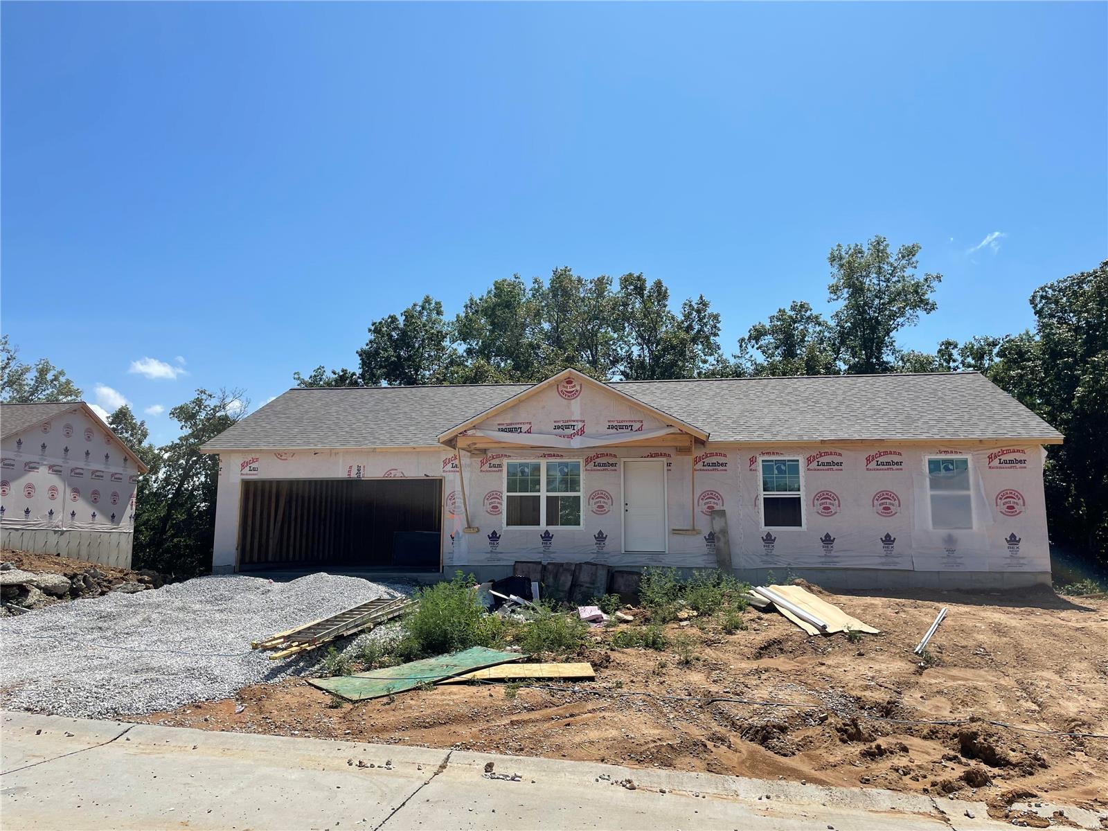 Stop the car and check out this new home in a great Winfield neighborhood. Under construction "Jacob" model features 3 bedrooms, 2 baths, walkout basement, and large oversized 2 car garage. The vaulted ceiling in this open floor plan is accented with recessed can lights, planters shelf, brushed nickel lighting, ceiling fan, and stainless steel appliances in the kitchen. Start planning for your future growth in your full walkout basement that includes a bathroom rough in and sliding glass walkout door leading to your patio. Exterior of this home is highlighted with vinyl siding, and architectural shingles. VA, FHA and USDA zero down financing eligible home. Agent owned.