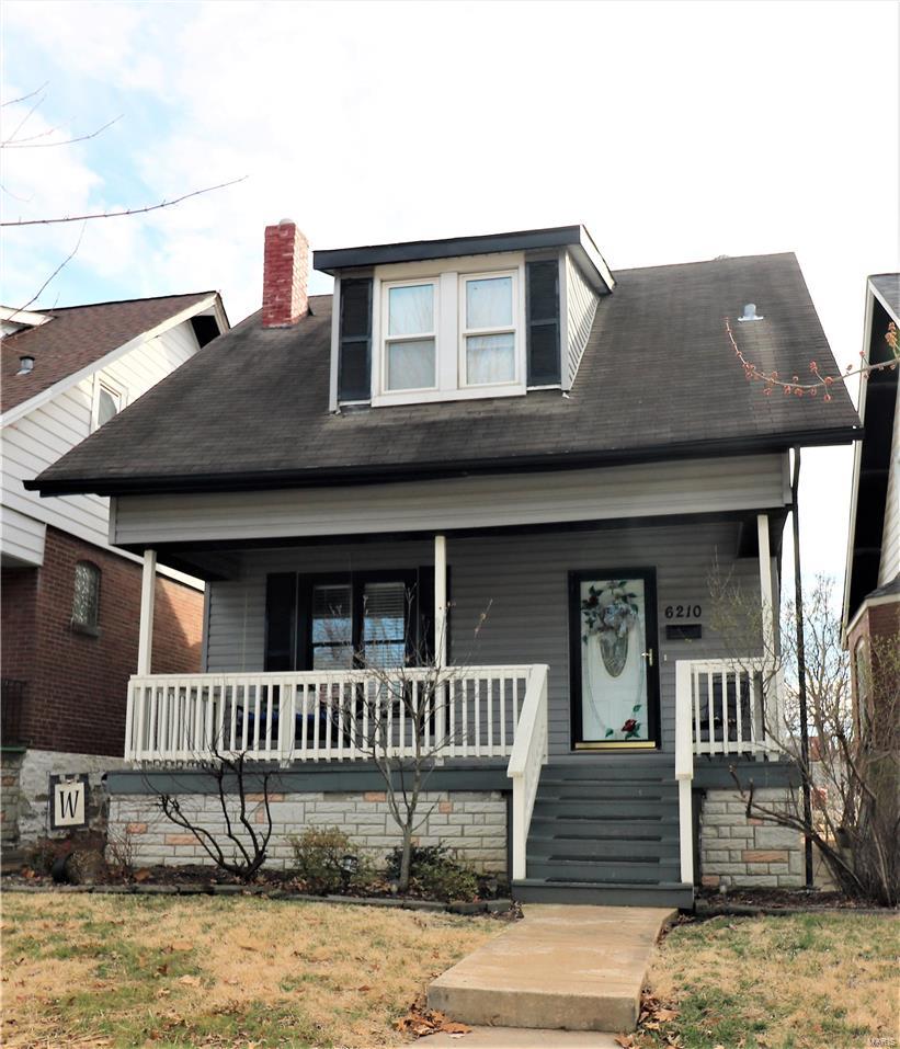 Look no further! This charming home in Clifton Heights is the one you've been waiting for! This home features 3 bedrooms, 2 full baths and a HUGE great room! Step inside and you'll find a formal entryway with staircase & beautiful stained glass windows, leading into the open kitchen/dining room that overlooks the great room which features a wood-burning fireplace! Also on the main floor, you'll find a full bath just off the kitchen and the main floor bedroom/den/office with non-functional fireplace. Head upstairs to find 2 large bedrooms - both with large closets & an updated 2nd full bath! New carpeting upstairs. There's no shortage on storage here - there's a full walk-out basement, a 16x12 deck just off the great room, spacious concrete patio within the fenced backyard, parking area & giant shed! Conveniently located to everything. Already passed St. Louis City Occupancy! 
Hurry in before it's too late!