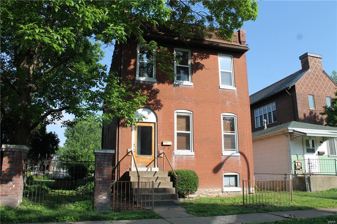 **Back on market and lucky for you Buyer got cold feet.  Owner just completed major renovation to 1st floor ceilings and they look great!**  Brick City!  Classic 2-story St. Louis brick home.  Minutes from downtown; Busch Stadium, The Arch, Anheuser Busch, Soulard Market and Carondolet Park.  Used to be a 2-family now a single family with an awesome 2nd floor loft-like Master Bedroom with exposed brick wall, wood floor and wood plank ceiling and large Master bath. 1st floor has a renovated bedroom with canned ceiling lights and carpeting.  There is separate living room, dining room and updated eat-in-kitchen with all stainless appliances.  LONG fenced back yard, big enough for off-street parking or build a garage. Full basement with washer/dryer, plenty of storage, and zoned heating and cooling.