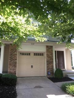Super cute town home in Charlestowne!  Plenty of room with 2 bedrooms, loft area, two and a half baths, full basement, and one car garage.  Inviting open floor plan throughout the main level features hardwood flooring throughout, comfy living room which opens right into the kitchen boasting plenty of cabinet and counterspace, pantry, breakfast bar island, and breakfast room with sliding glass doors that lead out to the patio. Convenient half bath makes up the first floor.  Upstairs you'll find the spacious master bedroom with ceiling fan, walk in closet, and private master bath, plus second generous size bedroom, open loft area perfect for home office or play area, and another full bath. Full unfinished basement perfect for extra storage, plus a one car garage.  Located just across the street from a little park, and easy access to 364 and 94, New Town, and St. Charles Historic Main Street.  Move in ready! Sorry no pets. Location: End Unit