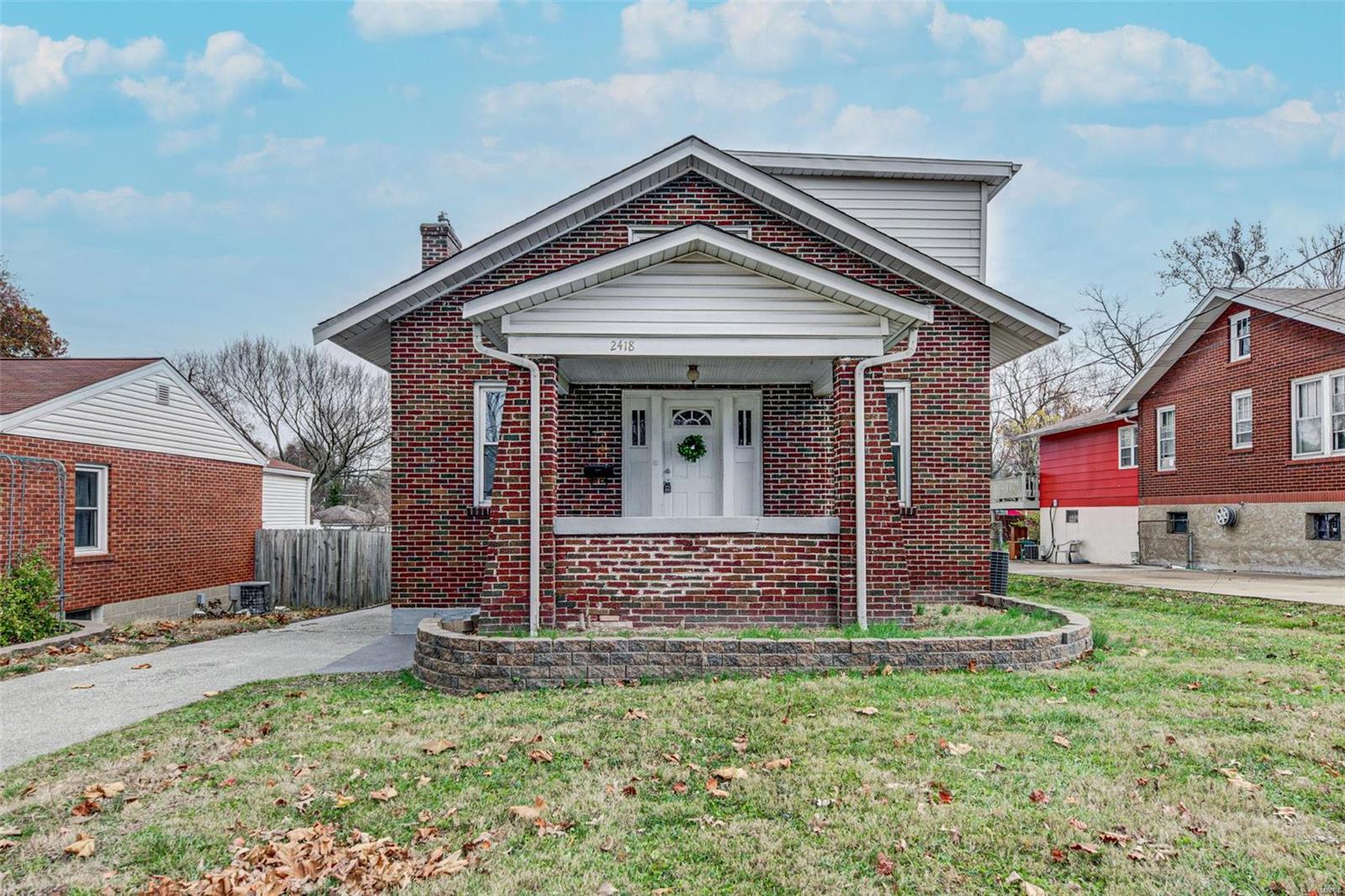 Check out this great story and a half home in convenient Overland location. Great curb appeal with 2 car detached garage, off street parking and fenced back yard welcomes you home! Move in ready, this spacious layout greets you with a bright, open floor plan. The covered front porch opens to the family room and welcomes you in with charming stained glass windows and built-in bookcases. Additionally, the main floor features a separate dining room, a large full bath and 2 bedrooms, one of which could be used as a private home office/den. Upstairs you’ll find 2 large bedrooms and full bath. The nicely updated kitchen includes stainless appliances and ample cabinet/counter space to prepare meals. Lots of storage space, newly updated flooring and neutral paint throughout adds to the appeal of this home and is just waiting for you! Seller is including a home warranty too. Don’t miss this opportunity….make this your home today. Offers to be reviewed on Monday evening, November 23, 2020.