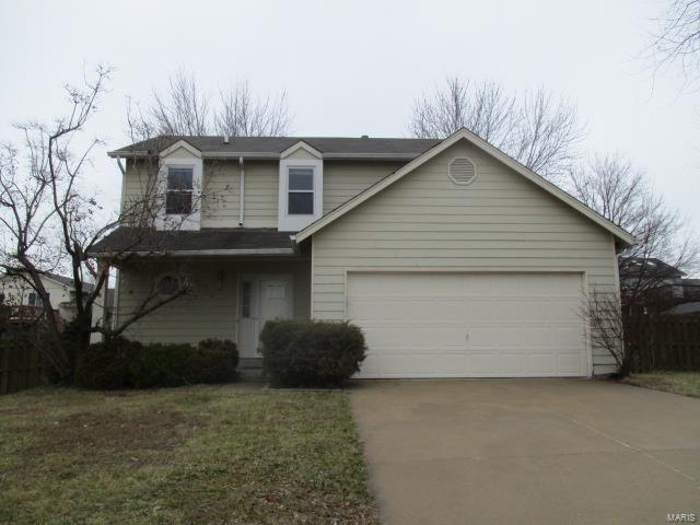 2 STORY HOME LOCATED IN POPLULAR O'FALLON SUBUDIVISION!  HOME FEATURES 3 BEDROOMS AND 2.1 BATHROOMS.  THE MAIN LEVEL HAS A HALF BATH AND THE GREAT ROOM FEATURES A WOOD BURNING FIREPLACE.  THE KITCHEN/DINING COMBO HAS DOUBLE SLIDING DOORS THAT LEAD OUT TO THE REAR PATIO AREA.  THE STAIRS LEAD UP TO THE SEND FLOOR TO THE MASTER BEDROOM SUITE, 2 OTHER BEDROOMS AND FULL BATH.  THE BASEMENT COULD BE USED STORAGE OR PLAY AREA.  THERE IS A NICE PRIVACY FENCING THAT GOES ALL THE WAY AROUND THE YARD.  TAKE A LOOK TODAY.  I THINK YOU'LL LIKE IT!  Please refer to HUDHomestore for the most recent bidding Period details and information on this property.  HUD Acquired Property. Property being sold 'AS IS'. All utilities are turned OFF. Please, use discretion when showing and bring a flashlight. SpecialListingConditions: Foreclosure