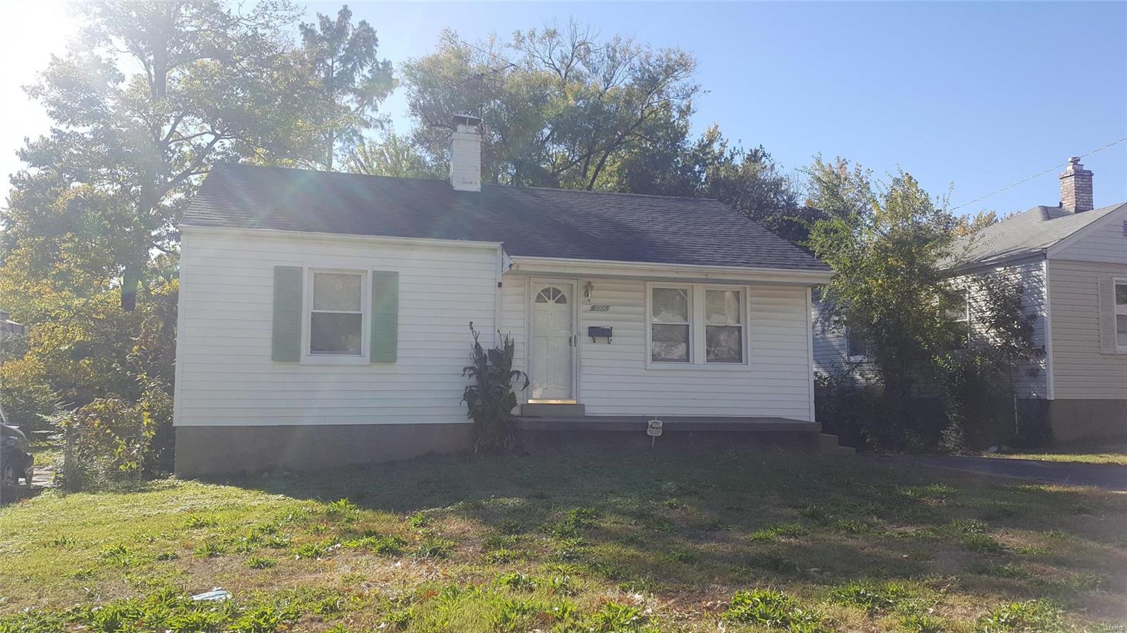 Cozy ranch style two bedroom home, perfect as an addition to your North County rental portfolio. Just minutes from Jennings Station Road & Halls Ferry so close to shopping, restaurants, transportation, etc. While this home does need to be rehabbed, it offers loads of potential for investors. Just recently became vacant, but previously rented for $650 per month plus tenant paid all utilities except for sewer. House is being sold in current, as is condition.  No repairs, warranties, disclosures or inspections provided by the seller. Your proof of funds or a preapproval letter dated within the last 30 days must accompany all offers. Seller reserves the right to negotiate offers in any order regardless of date/time submitted.  This is not a foreclosure or short sale, landlord just looking to reduce inventory.