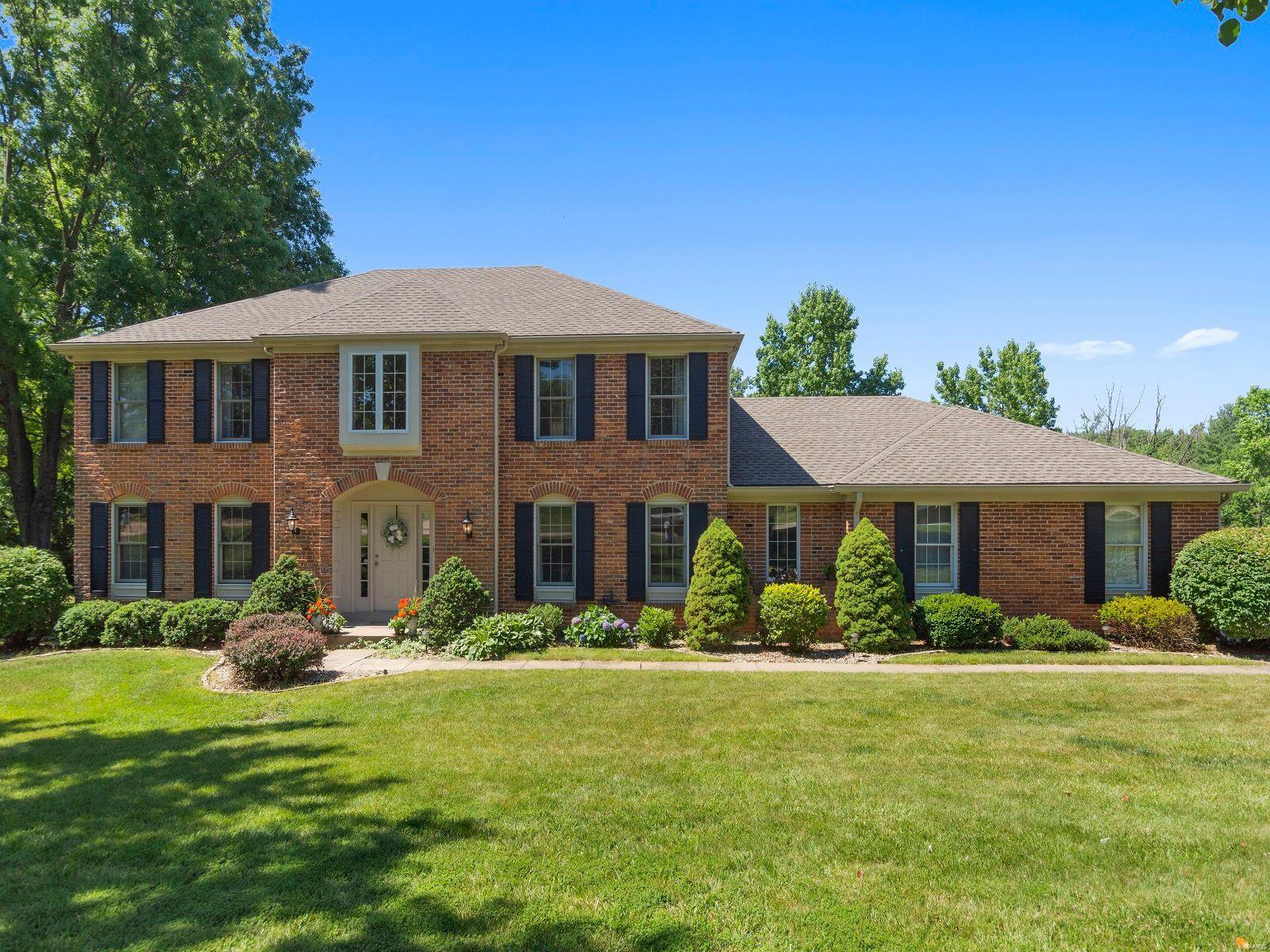 Back on market through no fault of seller or house.  Second owner is selling this executive home.  3,206 sf, usable 1.13 acre lot.  Clarkson Mill Circle is an exclusive enclave of 8 houses around a park like common ground, adjacent to Forest Hills Country Club.  You can see the 5th green of Forest Hills from the back yard.  Two story entrance. All brick house.  Home has many updates including new roof, new skylights, new garage doors, new AC.  Inside, house has  updated new kitchen with large center island, updated laundry room with new cabinets and granite counter.  Home has new master bath with new tile, granite, whirlpool bath and shower.  New hardwood flooring throughout second floor.  This is a well cared for and updated home, with a great lot and outstanding location.  Owner/broker. COOL: 14 SEER+