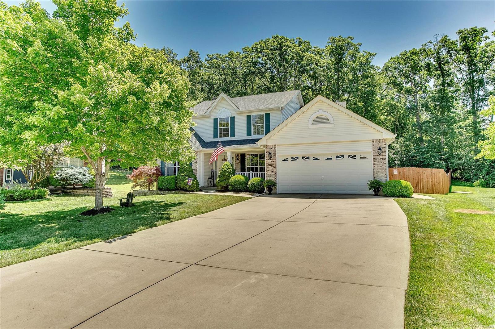 UPDATED 4 BEDROOM! Nestled at the end of a quiet cul-de-sac, this amazing 2 story home offers all you will ever need! The sellers have recently installed a NEW ROOF, new carpet, freshened the kitchen, installed new fencing and more! You'll love the slabs of stone countertops and the pantry! Plenty of room for entertaining with its open plan and the amazing patio area overlooking the 1/2 acre lot! Master Suite features an enormous main room, gigantic closet and bath complete with tub and separate shower. The tandem garage has been updated to include a wonderful separate workshop or storage area (originally was a 3rd car garage, could be converted back).  Massive unfinished basement awaits your finishes. Showings start on Friday 6-26-20. Open House Sunday 1-3. In the event of multiple offers, we will call for highest and best!  Good luck!
