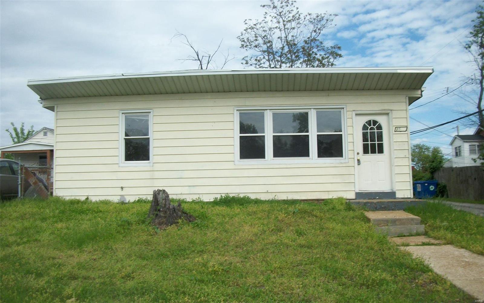 Back on market- buyer financing fell through! Rehab Opportunity in Tower Grove South. Home being sold 'As Is'. Lots of potential with this 1 story 2 BR/1 BA home that has had some updates. With some TLC, could be a nice home to be enjoyed. Roof is 2 years old; water heater 3-4 years old. Nice size fenced back yard. On street parking. Utility room at back of home provides space for washer/dryer, furnace/water heater as well as some storage space. Mostly cosmetic updates needed to make this a very marketable and attractive home to tenants or buyers. Don't miss out on this opportunity to add to your investment portfolio!