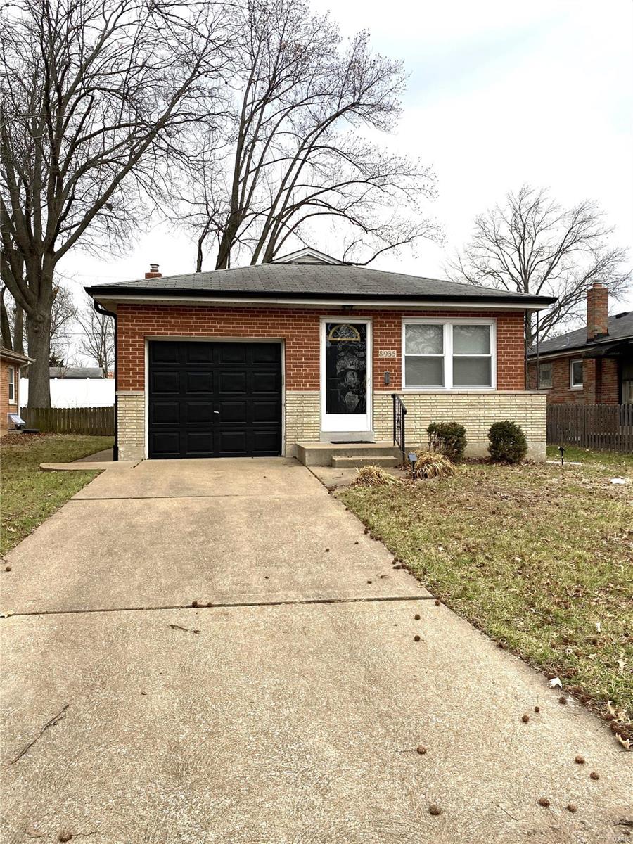 Don't miss out on this super adorable home located in the heart of Affton with 1500+ sq ft of living space! Featuring a very large living room with gorgeous hardwood floors, a retro kitchen including a gas range, dishwasher and fridge. All three bedrooms are on the main floor and have hardwood floors. The main floor bathroom has newer vanity and laminate floors. The basement is partially finished and has a huge recreation room, full bathroom, bonus room and a laundry room w/ a washer & dryer.  The home has been freshly painted throughout. Other features include: 1 car attached garage, Updated lighting, 6 panel doors, level backyard. A wonderful location in Affton school district. Located within one mile of Grant's Farm. Walking distance to some shops. No pets preferred however, pet will be considered for an additional fee. Tenant will be responsible for all utilities and lawn maintenance. Available for an immediate move in.