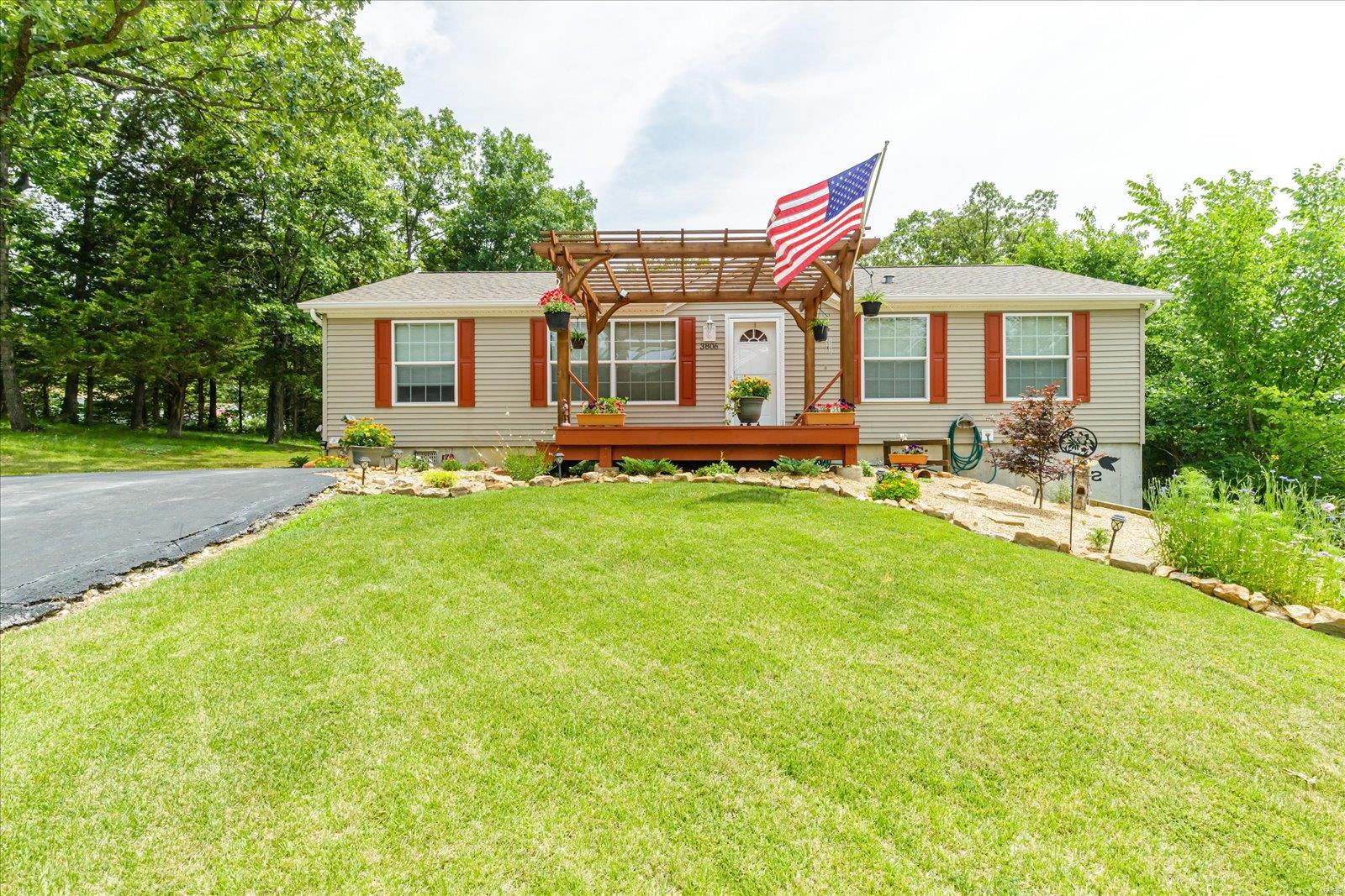 You are going to love this home-lake living at a great price! The gorgeous lake is only 1/4 mile away. Well maintained 1296 SF manufactured ranch home w/over 640 SF of basement storage-accessable from outside. Great curb appeal-newly landscaped! Fantastic lot w/a private backyard backs to woods, plus, 2 new decks w/pergola. 3 beds & 2 full baths! The spacious master offers a walk-in closet, huge master bath w/soaking tub, separate shower & new flooring. Kitchen has w/all the appliances, new ceiling fan & new faucet! There is a main floor laundry room-new washer & dryer stay! Plus, some new painting throughout! Driveway is asphalt & flat. Brand new encapsulated walk-in-crawlspace, dehumidifier stays, plus new down spouts. Private subdivision w/28 acre spring fed lake, boat ramp & swimming area maintained by subdivision. All sewer & road maintenance is included with the yearly association fee. This one won't last long! Only cash, conventional or VA pre-approved buyers please.