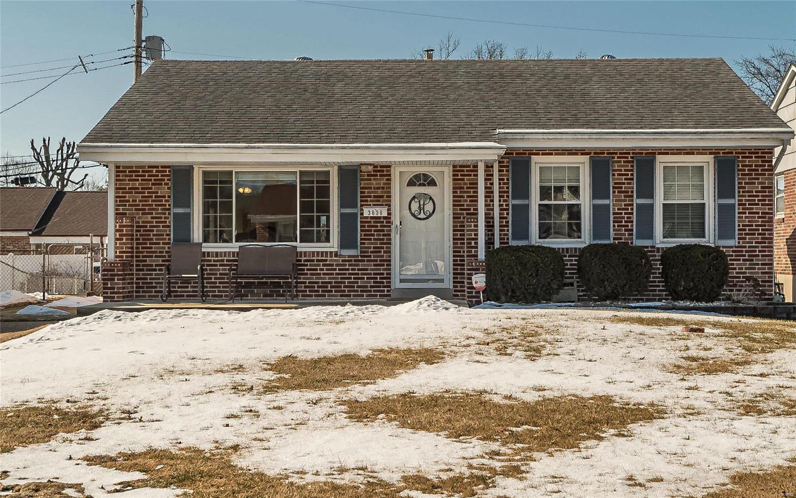 Meticulously maintained 3 bed, 1.5 bath South City ranch in the Boulevard Heights area. Home is located on one of the few real Courts in the city which makes for some quieter living. This little cutie gives off the true feeling of home and plenty of laughter.  Nice size kitchen & dining area, large living room, a great bath w/newer bath fitter bath & shower surround, refinished hardwood floors, newer double pane windows, AC & hot water heater. Low maintenance exterior w/all brick & aluminum soffits, gutters, & gutter guards. Spacious family room in the lower level with new carpet on the stairs.  Nice size driveway &  fenced yard with a level lot great for family parties, pets, or gardening. Just minutes off of the highway and close to restaurants & entertainment. Carondelet Park is only a little over a 1/2 mile away where you can enjoy long walks, fishing, tennis, parties under a pavilion, concerts in the park, and the YMCA. Showings start Saturday 2/27. Open House 2/28 1-3.