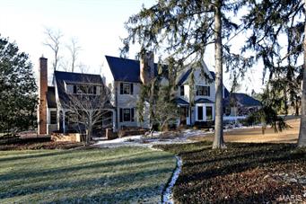 A charming completely renovated New England style home! Walls have been removed to create an open floorplan with many entertaining rooms. The property is very private overlooking the adjoining 5 acres that will feature a new home. The pool was rebuilt, many new terraces were added and the professional landscaping is outstanding. It is located on 1.82 acres and the present square footage is 5,917 square feet plus a partial basement for storage that is immaculate. Chouteau Building Company, Jeff Hochman did all the renovation work in keeping with the original style. He is also providing a plan and the approximate cost for a first floor master suite addition. It shows like a display and the home has been meticulously maintained. Additional Rooms: Mud Room, Sun Room