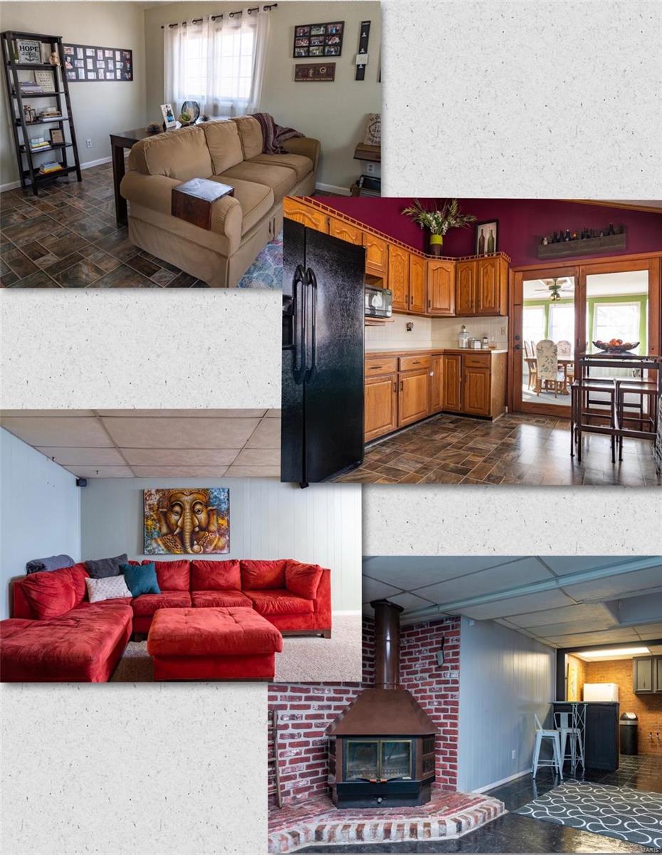 **Back on Market - no fault of sellers**Well-maintained, easy to show 3 bedroom, 2.5 baths with finished basement. Spacious kitchen with plenty of cabinets and counter space. Nice sized 3-season room. Stamped concrete patio. Flat, fenced-in backyard. One of the bedrooms has a loft. Wet bar in the basement. Common ground lot ok to use. No HOA fees. City of Florissant inspection completed.