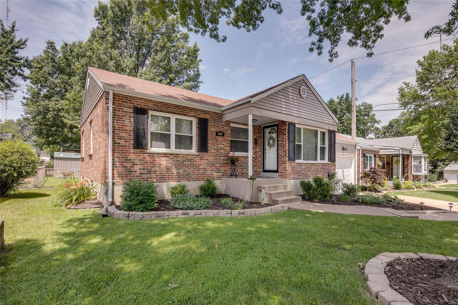 Showings begin Wed 7/3 at 6:30 pm. Pride of ownership is evident in this charming brick Ranch in a great location!  The living/dining room combination offers an open floor plan with gleaming wood floors! The kitchen is light and bright with newer flooring and stainless-steel appliances!  3 spacious bedrooms and a full updated bathroom complete the main level!  The lower level adds additional space with a family/rec room, workshop, spacious laundry room with newer washer & dryer and loads of storage space!  Currently there is a toilet in the basement and potential to make a full bathroom!  You will enjoy the lovely deck and level fenced yard out back!  1 car attached garage!  Some updates include:  Siding, back bedroom & garage windows, stained deck, landscaping, kitchen flooring, appliances, light fixtures, plumbing stack & paint!  Hurry and make this wonderful home yours today!  Home protection plan offered!