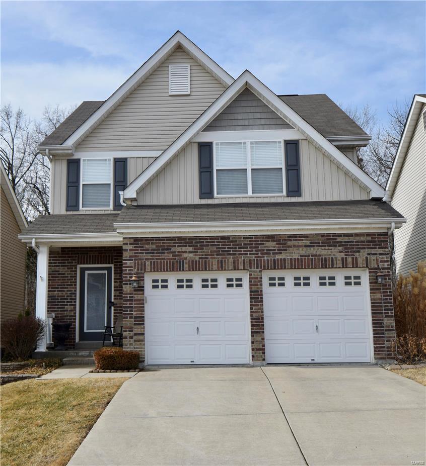 If you are looking for carefree living, this is the home for you!  This home is move-in ready with many premium upgrades.   Beautiful wood floors greet you at the entry.  Custom molding. Family room has gas fireplace & built-in surround sound.  Kitchen has granite counter tops, raised breakfast bar, custom cabinets, under counter lighting.  Dining room is bright & cheery & leads to a beautiful maintenance free deck with gorgeous lighting, built-in fire pit, gorgeous stone patio where you can make memories with friends & family.  Large master bedroom w/ walk-in closet and luxurious master bathroom.  Inviting built-in window seat w/ view of the lake awaits you in another bedroom. Irrigation/Pest Shield systems.  HSA Home warranty.   Walking trails, 4 neighborhood parks, pool, playgrounds, basketball courts & more!  Monthly association fee includes all exterior maintenance- mowing, weeding, seeding, trimming, snow removal, salting, insurance for structure are all taken care of for you.