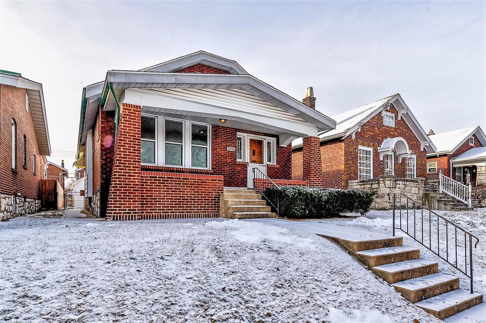 Attractive Princeton Hts home lives large w/extra space upstairs, a clean basement & a 1 car garage. Boasting old world character, features include an ornate fireplace, stunning stained glass windows, hardwood floors, glass door knobs, mill-work & built-ins. The main living area is drenched in light & open via arched doorway to the dining room w/unique box window w/storage. Eat-in kitchen is functional w/plenty of cabinet & counter space & is just off the convenient back porch/mud room. The master bdrm has good closet space & the 2nd bdrm has wood floors & 2 entries. Clean & bright full bath w/a lg glass block window. Wonderful bonus space upstairs (not officially counted in the sq ft) has built in shelves & addl storage. Well lit, walk-out basement w/glass block windows is great for projects. Privacy fence on both sides of the yard, chain link in back. Updated systems, some vinyl windows & newer built-in gas grill. Convenient location near fantastic restaurants & the Macklind strip.