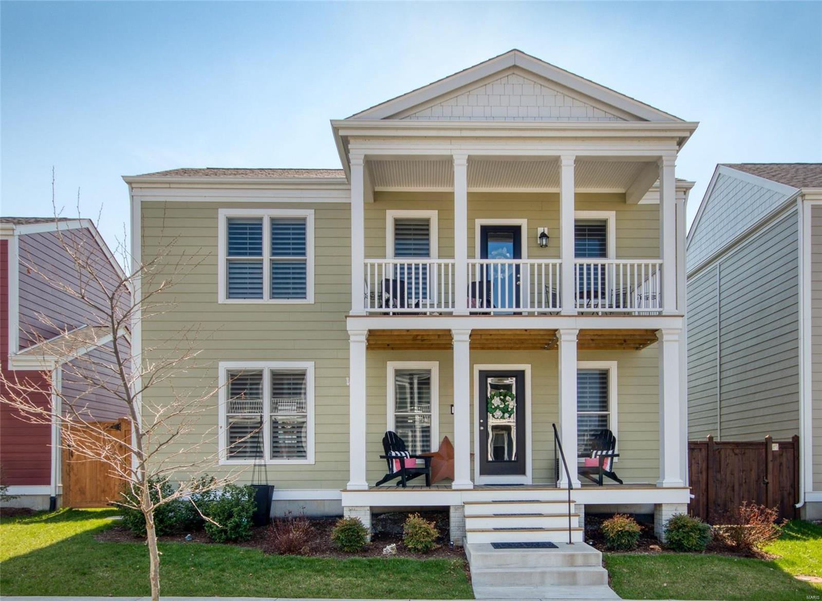 Welcome Home to New Town Drive. Fall In Love with this like New Home the minute you see it, experience Welcoming Friends to the Covered Front Porch and Balcony, then enter the Bright Open Floor Plan on the main level, with Plantation Blinds, Bright White Kitchen Cabinets, Center Island, Pantry, Plus Half Bath & Family Room. The Second Floor has a Large Bonus Loft accessing the second floor balcony, with a Huge Master Suite with Walk-in Closet, separate Bath with double Sinks and Large Shower, Plus            2 additional Bedrooms and Laundry. Adding to this home is a newly finished Lower Level with a Full Bath, Awesome as additional Bedroom or Family Room, with Recessed Lighting, Vinyl Flooring, with a regress window! Start the BBQ in the Private Backyard with Large Patio, New Privacy Fence, landscaping and Lighting. Don’t Forget the attached 2 Car Garage. There is No Detail that has been missed in this Outstanding Home, Now Start Enjoying, Lakes, Parks, Pool, Tennis & More, Your Home!