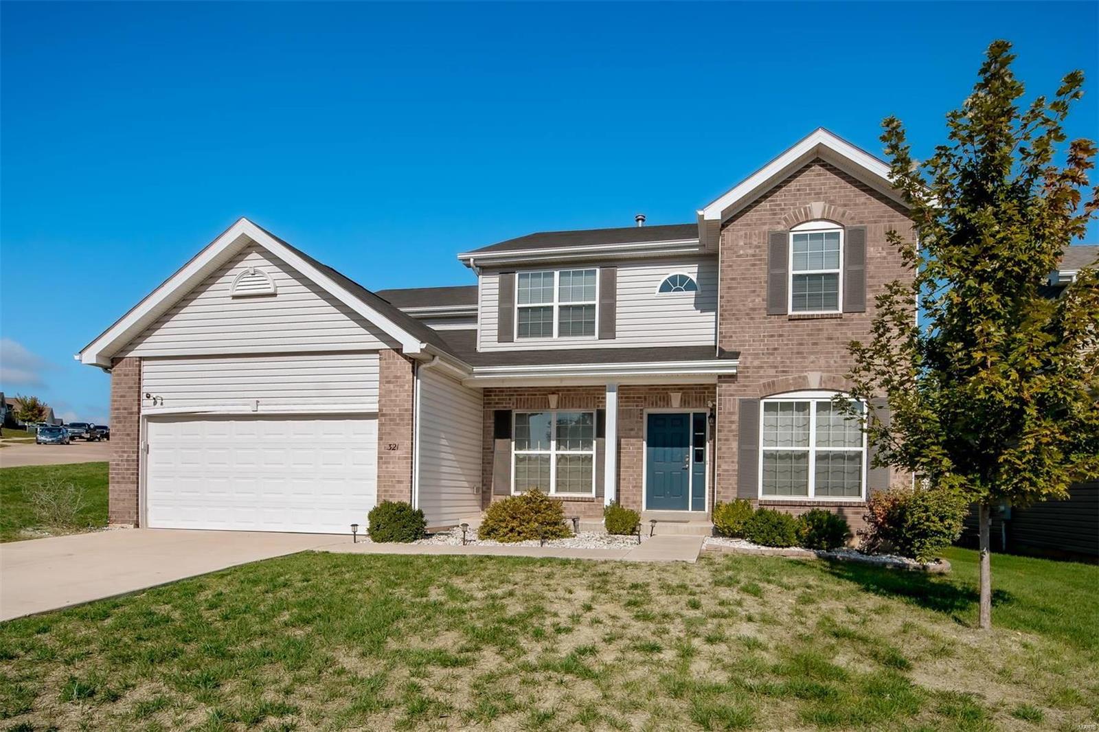 Back on Market no Fault of Seller. Buyer denied financing day of closing. Welcome to Bridge Valley! This stunning two-story home, built in 2019, offers a perfect blend of modern comfort & style. As you enter, you'll be greeted by a spacious foyer w/ vinyl plank flooring. The living area features a gas fireplace & flows seamlessly into the kitchen, which includes a pantry, center island, gorgeous backsplash, quartz counters & ample cabinetry. The main level also includes a sep dining room & a versatile space that can serve as an office or playroom, along w/ a convenient half bath. Main Floor Laundry. Upstairs, you'll find four generously sized bedrooms, including a luxurious primary suite w/ an impressive walk-in closet & private en-suite bath. An add'l full bath is also located on this level. The LL is equipped w/ an egress window & rough-in for future bath, offering plenty of storage & expansion potential. Two-car extended garage & fenced backyard w/ a patio & gazebo. Zoned HVAC.