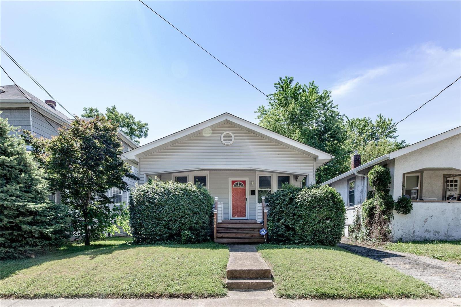 Wow!  Great price for this Maplewood home, this will be gone FAST!  Darling 2 bedroom one bath home, off street parking in uber popular Maplewood. Enjoy the all the shops, dining and festivities happening in Maplewood.  Also enjoy the central location, get to most every part of St. Louis city & county in 30 minutes or less. This home is being sold As-is  but don't let that give you any preconceived notions as to condition. The seller simply doesn't have time to make repairs or updates only to inflate the price to knock the home out of reach for most buyers. So if you have the where-with-all to make a few changes to make this lovely home EXACTLY what you want it to be then this is the one!!!!!  Buyer is welcome to complete any and all inspections desired for their own information. Home is being shown to maintain safe social distancing for those touring the home, we ask everyone who enters please wear a mask.