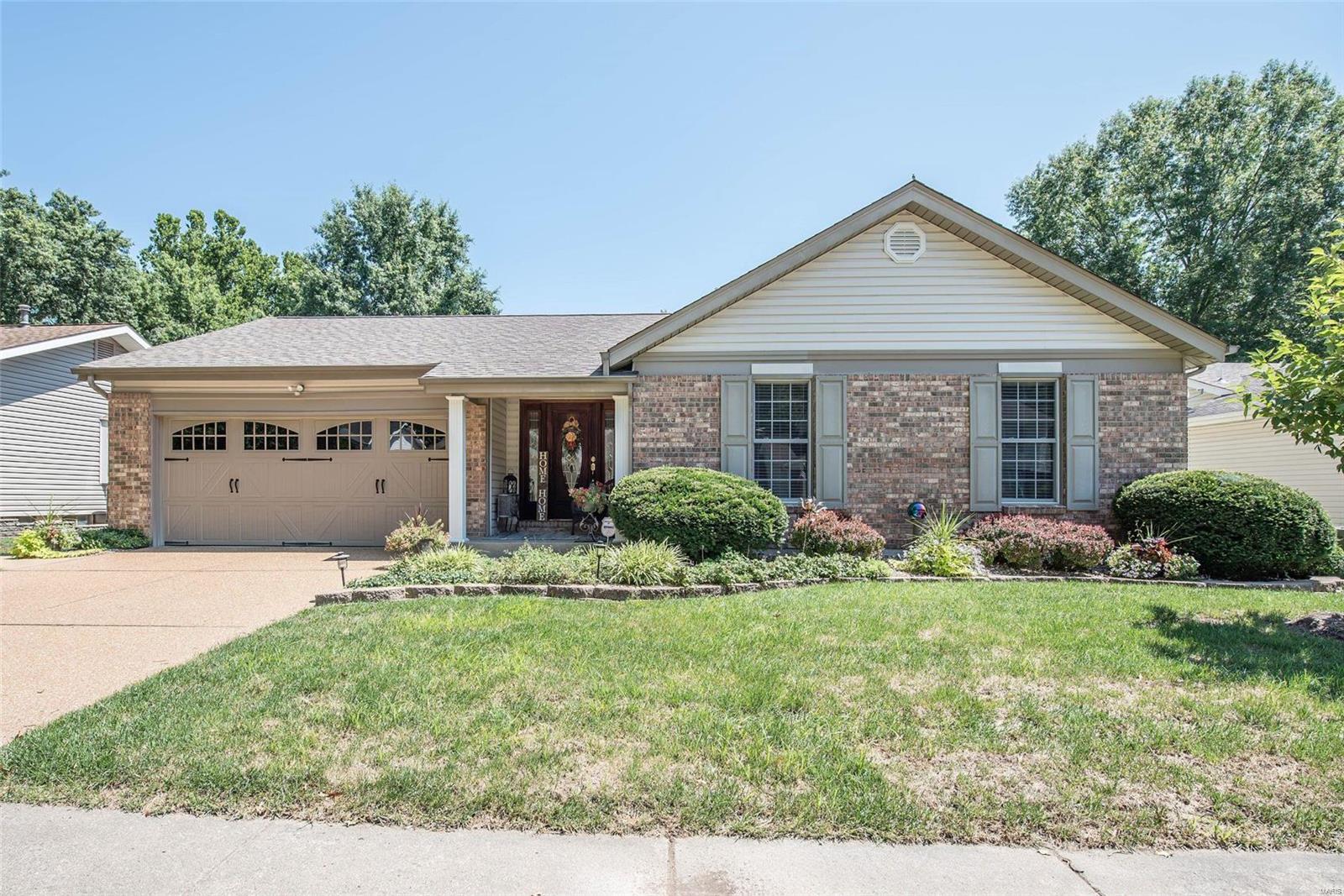 Perfect opportunity to buy your new home. As soon as you pull up,  you know this is a special, well-maintained, and fabulous place! The aggregate drive-way and the covered front porch with a custom door greet you. The great room with vaulted cathedral ceilings give an open floor plan with a brick gas fireplace and newer Patriot windows. The kitchen is equipped with stainless steel appliances and quartz counter-tops.  Opens to a kitchen/dining area leading into the massive family room. Vaulted ceilings and windows - Patriot 4 Season Room - What a View! It is charming, with tinted windows, overlooking  the private, level lot looking on to woods.  Step outside and there is a private aggregate paved patio. Finished lower level. Roof is ONE YEAR OLD! 
Owners have loved and enjoyed this home for 32 years. Be sure to get ready to enjoy the Kennedy Recreation Center, Quail Creek Golf course and Suson Park which are next-door to this convenient location. 1 year old roof/electronic dog fence Additional Rooms: Sun Room