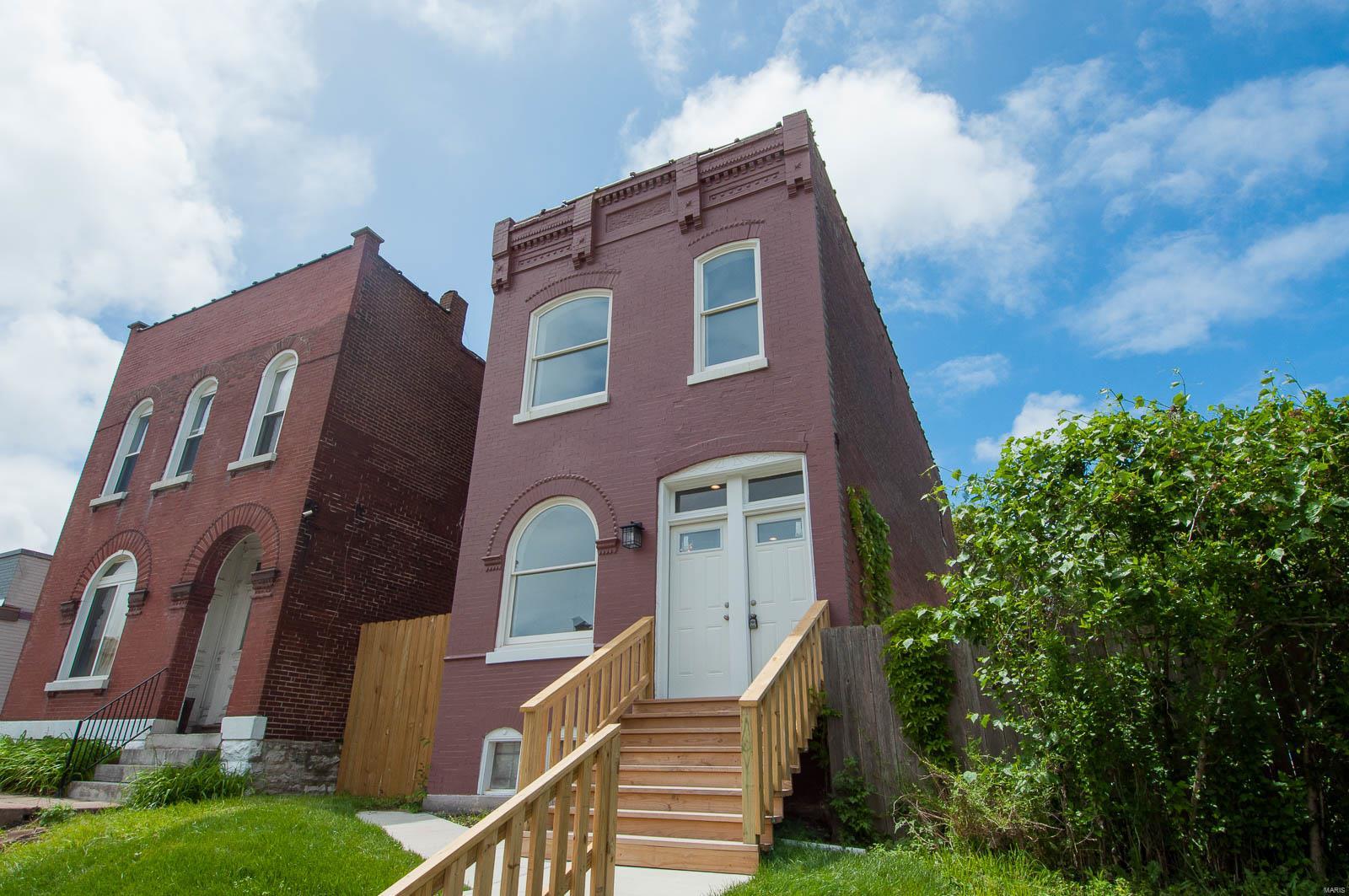 Everything is brand new and just steps from Cherokee Street! Completely gut rehabbed 3 bed 2.5 bath house with wide open floor plan, granite counter tops, breakfast bar, stainless appliances, new flooring and more! New plumbing, electric, HVAC, and roof. Main floor features a spacious living room open to the dining area; great for entertaining! Eat-in kitchen with breakfast bar, granite, and stainless hood and under sink microwave. There is space by the kitchen a family room or sitting room as well. 2nd floor features a large master suite with double sinks and glass shower enclosure.  2nd fl laundry, 2 more bedrooms, and full bath round out the second floor. Outside you'll find a new 2 car carport  and a patio off the kitchen. Right outside your front door you can walk to Earthbound Brewery or grab pizza at Yaquis. Walk to La Vallesana for Mexican food, breakfast at Morning Glory, or shop the Cherokee Antique Row! Close enough to ride your bike to Tower Grove, South Grand, and Soulard!