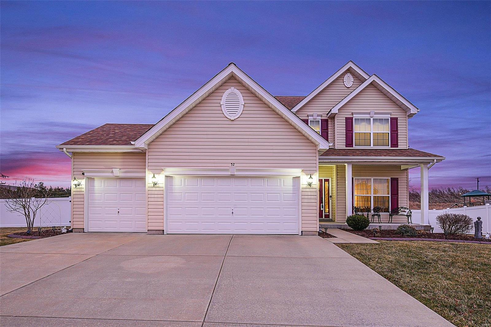 Welcome home to this SPECTACULAR 2 STORY with all the UPGRADES! The ML features BEAUTIFUL HARDWOOD FLOORS, 9ft ceilings, 51/4 baseboards & CUSTOM DOORWAY CASINGS! The UPGRADED kitchen has 42” CABINETS w/CROWN, GRANITE TOPS, TILE BACKSPLASH, RECESSED LIGHTING, TILE FLOORS, a CONTRAST ISLAND w/cooktop, AN IN WALL OVEN, a PANTRY & black appliances! There is MAIN FLOOR LAUNDRY, a dining room, a SPACIOUS LIVING ROOM w/BAY WINDOW & W/B FIREPLACE! Head up the SPINDLED STAIRCASE to the LOFT AREA! The MB SUITE IS VAULTED & features an OVERSIZED SHOWER, HIS/HERS ADULT HEIGHT VANITY w/makeup counter, TILE FLOORS & WALK IN CLOSET! A full bathroom & 2 add’l bedrooms w/walk-in closets round out the 2nd level! Head down to the PROF FIN LL where you will find PREMIUM CARPETING, A WET BAR W/SOFT CLOSE, A family rm, 3RD FULL BATH & SLEEPING AREA OR OFFICE! Walk out of the kitchen slider to your PATIO & LARGE, LEVEL & FENCED BACKYARD w/a POOL! There is a 3 car garage & a 2 year old ARCH SHINGLED ROOF!