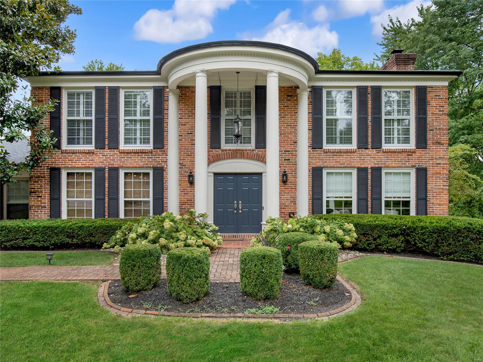 Amazing value in Ladue and a perfect location! Located on a quiet cul-de-sac, this lovely home is ready for the next owners to move in and enjoy! Enter the gracious foyer which opens into the dining room, kitchen and vaulted hearth room, all with beautiful hardwood floors. The well designed gourmet kitchen features granite counters, high-end appliances including beverage refrigerator, convenient built in breakfast room table, vegetable sink, and wet bar. Adjoining the hearth room is a the vaulted great room with a second wet bar. The main floor master is bright, inviting, and has its own private fireplace, but the new master bath is the show stopper with double vanities, walk in shower with subway tile and soaking tub. Plus generous sized his and hers custom closets! Upstairs there is a second master suite, 2 additional bedrooms and hall bath. The professionally finished lower level adds space for kids and adults alike! Lastly, relax by the adorable lap pool on those hot days! Additional Rooms: Mud Room