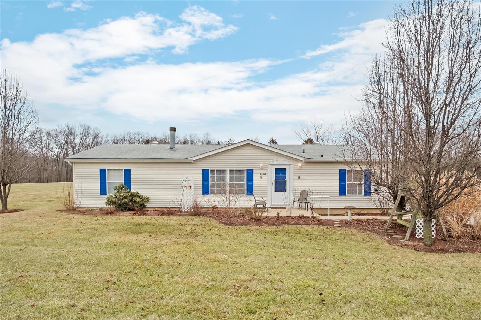 Don’t let this gorgeous property pass you by!  Well maintained 3 bed 2 bath home on 3+ acres with fenced in back yard and 2 utility sheds on a private setting!  The open concept floor plan gives lots of space for everyone. The large living room with wood burning fireplace opens to the kitchen with lots of cabinets, brand new dishwasher and separate dining area. The large master bedroom features his and hers walk in closets with a master suite bathroom that has a separate shower, double sinks, and corner tub. New hot water heater was installed in 2018. Sit back and enjoy watching the wildlife on your back patio! Seller is offering HSA Home Warranty.