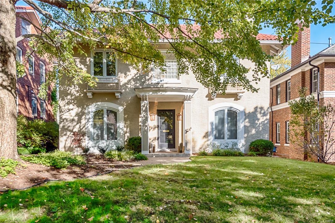 The coy ones are always the best! She's a lady from the street and a wild contemporary beauty once inside. Once in a lifetime offering promising "and they lived happily ever after" to the next owner. Wide open spaces with high ceilings and bountiful natural light from the north, south, east and west. Owners spared no expense when they did their addition featuring OPEN kitchen/music/relaxed dining/gathering room with fireplace, vaulted ceiling and gorgeous views. Cavernous master hosts private office, fireplace, vaulted ceiling and direct access to walk in closet and lavish bath with tub and separate shower.  2 additional large bedrooms share remodeled bath and second floor nursery/office suite is the perfect craft or exercise space.  Lower level has a music studio or teen get away. This offering sits on one of the premiere lots in Hillcrest including a charming detached garage/gardeners cottage. Captain Elementary, Wydown Middle, Forest Park and DeMun village are a stroll away! HURRY!