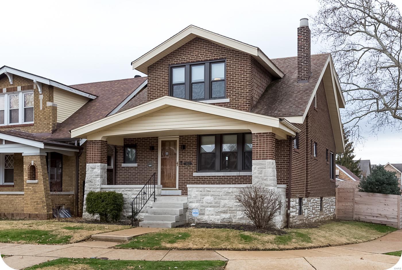 You will be purchasing this classic 1920's home from the same FAMILY that BUILT it in 1929. Come and see what 91 years of love looks like. This classic beauty sits one block off of Carondelet Park angled/nestled high on the corner, so you have stunning views of the park from your covered front porch or master bedroom without being on a busy street.   Your jaw will drop at the MINT condition vintage metal kitchen cabinets with a one piece stainless counter top. It feels like the kitchen is brand new as designed in the 1950's and ready to make all of your vintage dreams come true! Note: freshly refinished floors, pella windows and newer roof. The original owners Grandson has polished up the family home to a level that is truly special. The new fencing, hand-layed brick paver patio and corner lot will certainly be a favorite spot for morning coffee or evening relaxing. The two car garage is also sparkling clean and you side entry off of the street (no alley).