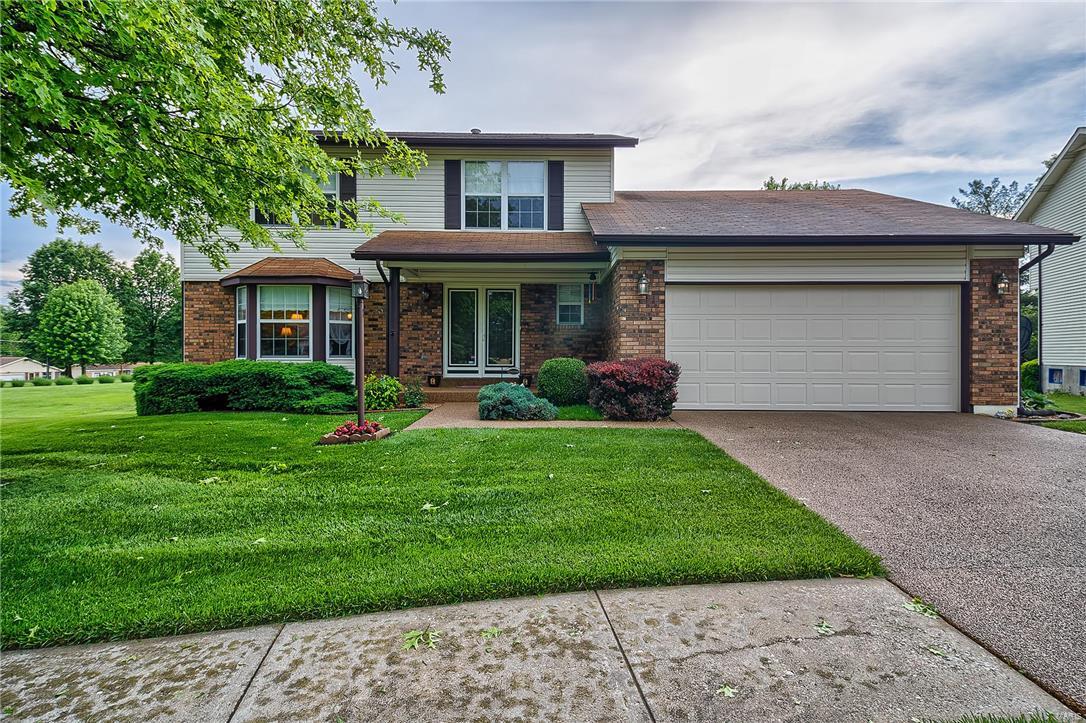 You must see this gorgeous 2-story, 3 bed, 4 bath home with high quality updates and upgrades.  This home, still owned & occupied by the original owners, has been well loved & maintained. With nearly 2,500 sqft of finished living space, you'll have plenty of room to spread out.  Outdoors, the stunning custom oak covered deck overlooks the large back yard & open neighboring ground. Features: beautiful custom oak cabinetry & stone tile backsplash in kitchen, master suite with walk-in closet & master bath with separate tub & shower, 2 solid oak vanities & tile floor; part finished basement with bar, rec room, office & work area; High efficiency furnace & A/C-2010, 50 gallon water heater-2011, epoxy pebblestone-coated garage floor, driveway, walkway & porch, automatic lawn sprinkler system, finished 2-car garage with heater and insulated garage door. See more features in photos. Seller is offering a 1 year HSA Home warranty. Refrigerator, washer and dryer can be included with a good offer.