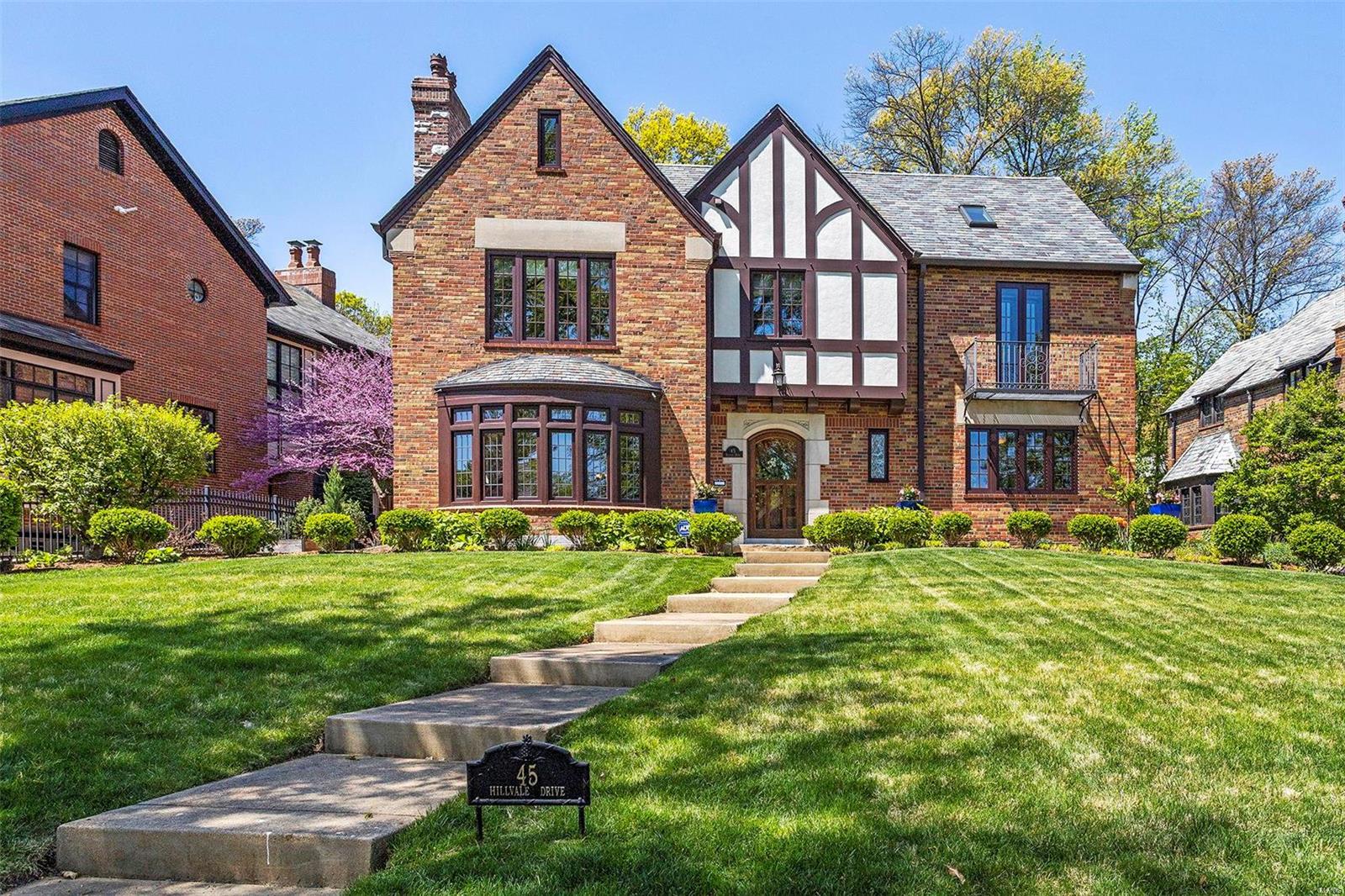 This exceptional Claverach Park home impresses at every corner from the stunning curb appeal to the luxurious backyard living spaces.  Classically appealing architectural features combined with modern upgrades including newer kitchen, master bath, windows throughout and fantastic finished lower level.  Main level includes spacious living room with gas fireplace and impressive stone surround, curved bay window and pretty wall sconces, formal dining room, lovely library/home office, remodeled kitchen and charming brick-walled breakfast room or main floor family room overlooking patio/yard. Second floor is equally impressive with lovely master suite with newer bath, 3 add'l spacious bedrooms, full bath and a gorgeous sunroom overlooking the yard.  Finished walk up attic adds another family room/teen suite, third full bath, add'l home office space, 2 walk in storage closets. The LL offers family room with gas fireplace, powder room, exercise space and plentiful custom laundry area/storage. Additional Rooms: Sun Room COOL: 14 SEER+