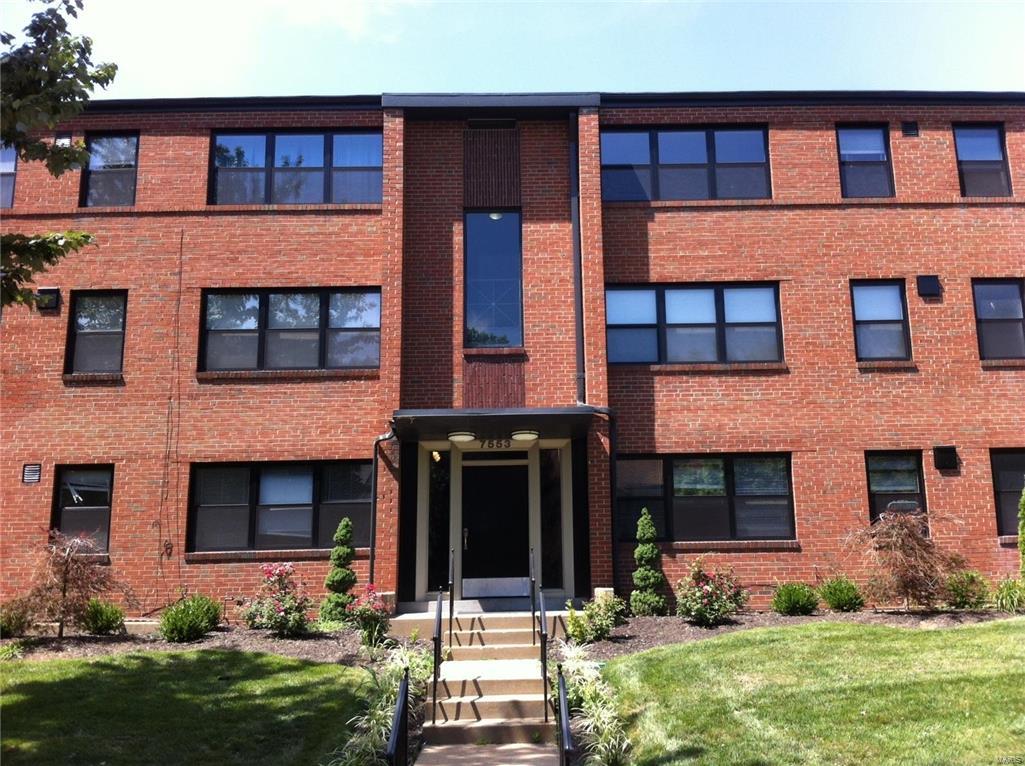 Affordable luxury living in the heart of Clayton! Completely renovated 12 unit building. Unit includes hardwood flooring throughout main living areas, ceramic tile in the bathroom and kitchen, newer espresso cabinets with custom granite countertops and stainless steel appliances. Large living room/dining room combination. Washer and dryer included in unit! One assigned garage parking space for $50 per month, storage unit included and secure front door with access code. Open floor plan. Available July 1, call today to see the display unit. Location: Corner Location, Upper Level
