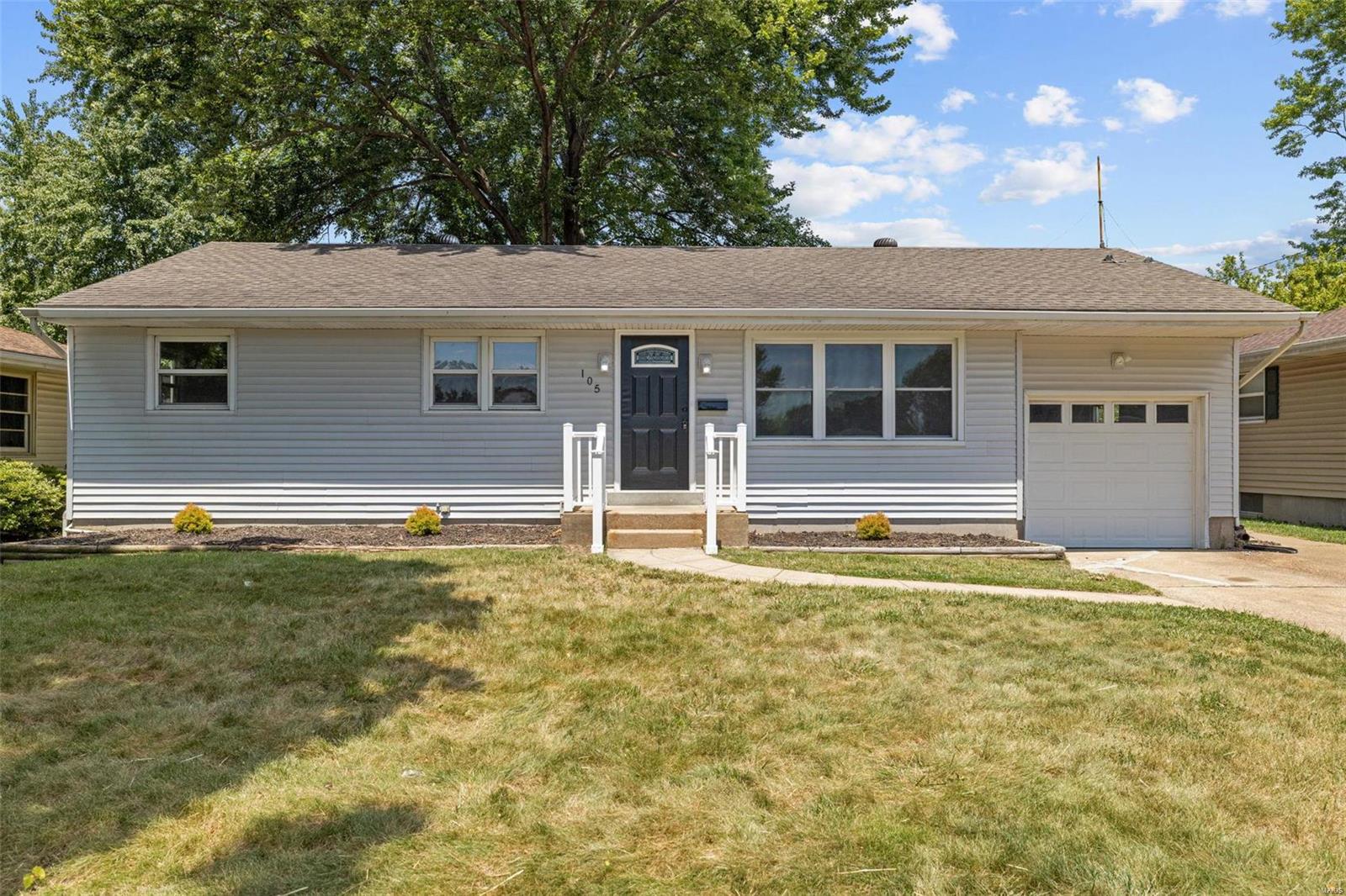 Welcome home to 105 Alberto Lane! This 3 bed, 1.5 bath home has been completely and beautifully renovated! Enjoy the modern luxury feel in the kitchen with new cabinetry, granite countertops, and stainless-steel appliances. Each room on the main level boasts natural light from the many windows. Step downstairs to an abundance of finished recreational space, a bonus room, as well as space for storage. Out back you will find a patio and fenced in yard, perfect for entertainment and play! Don't miss out on this adorable Florissant home!