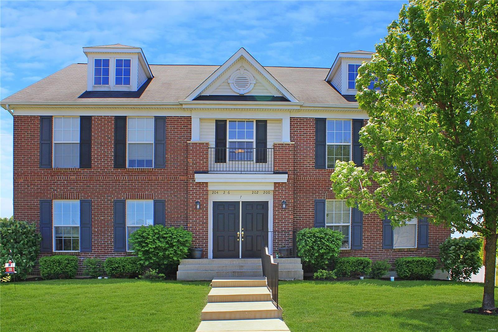 Beautiful 2 bed/2 bath first floor Georgetown Park condo with 1 car oversized garage and large storage space. The open floor plan features living/dining combo and galley kitchen with breakfast bar, granite countertops, and stainless steel appliances. The primary bedroom includes a full bath, walk-in closet, and sliding glass door to private balcony. The laundry room comes with washer & dryer. There is a large storage room (10x15) and oversized (21'x11') 1 car private garage in basement. This home is pet friendly with a $200 pet fee & $20/month pet rent per pet and features a community dog park. Tenant responsible for electric, sewer, and gas. Security deposit equal to one month's rent. Some Accessible Features Location: End Unit, Upper Level