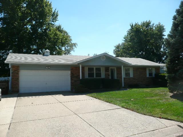 *Looking for Back Up contract!*Attractive ranch home in St. Peters! Brick front/vinyl sided, insulated windows, full basement, 2 c garage with attached workshop, landscaped yard, remodeled master bathroom, large eat-in kitchen, unfinished basement waiting for your ideas for finishing. All the amenities a family could need are already here! Including - workshop addition to garage / covered rear deck for entertainment / and a rear family room addition with brick fireplace! All of this is surrounded by lovely suburban neighborhood with nearby shopping and schools. This is a nice home with all the features a family needs and awaits your finishing touches to make it your home! Bring your offers!
