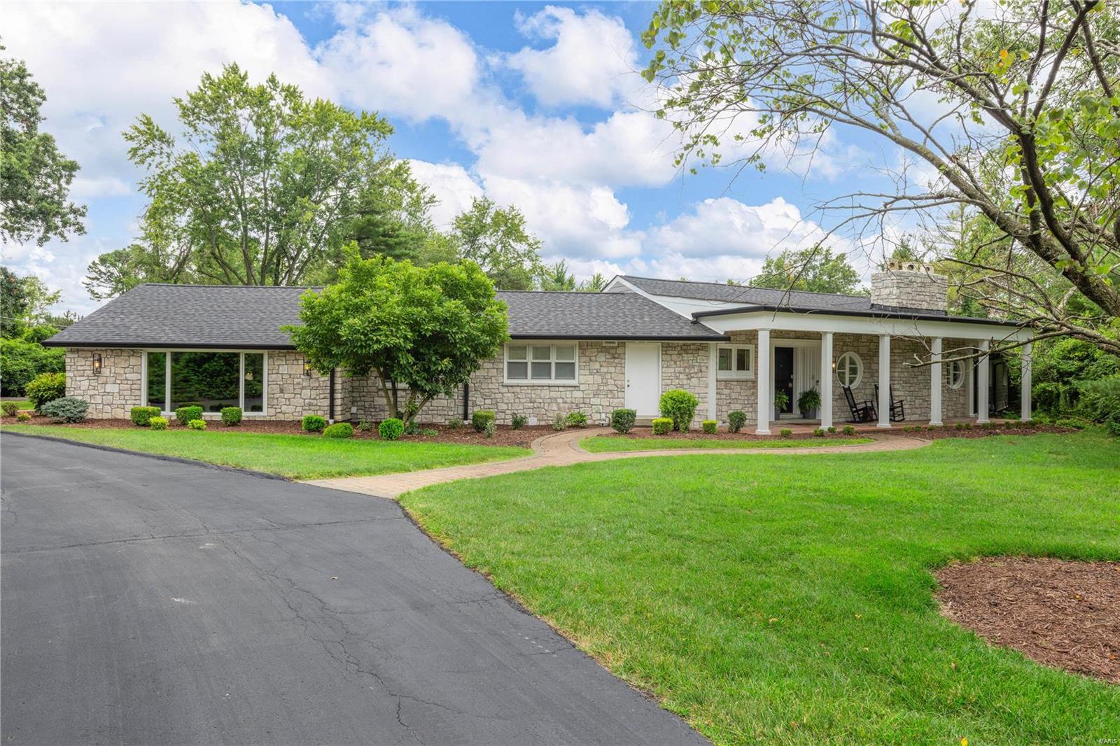 An exterior renovation including a complete roof, James Hardy siding, stonework, garage doors, side entry door, sliding glass doors, gutters, soffits & fascia make this 4 bed, 3 full bath & 2 half bath home w/ a 3 car garage in the Parkway West school district a stunning house you must see. One wing of the home offers 2 ensuite bedrooms w/ the other 2 bedrooms privately situated in a separate wing. The warm & cozy family room is surrounded by the dining room & sunroom. The kitchen is generously appointed with a newer range (plus a wall oven), fridge, microwave, walk-in pantry & a center island. The laundry room & half bath are conveniently located off the kitchen. There is a fabulous, oversized great room sure to fit your family. The finished LL is freshly updated including a wet bar area, seating area, exercise room, half bath & storage. The pool area cannot be missed in the private back yard surrounded by trees on this 1.55 acre lot. Come take a look at all this house has to offer! Additional Rooms: Sun Room