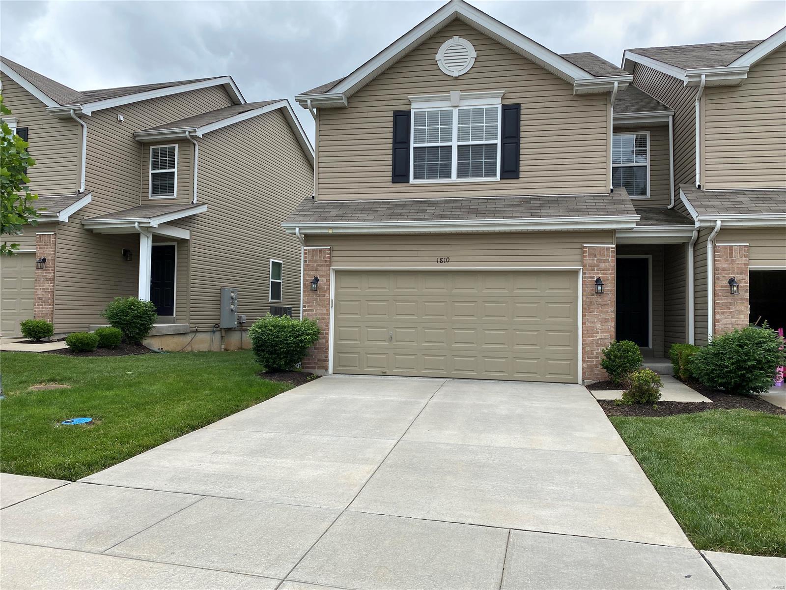 Stunning 3 bedroom 2 1/2 Bathroom Townhome in O'Fallon! If you are looking for a great place to call home, this is the one. Enter into a foyer with a coat closet and half bath that opens into large living room. Kitchen has a breakfast bar and pantry, and eat in kitchen. The 2nd floor has 3 bedrooms, a master suite with 2 closets, the master bath has separate tub and shower and duel sinks. The upstairs also features a small loft area. 2 car garage and full unfinished basement, lots of room for storage, and the backyard backs to common ground. The rent includes all lawn maintenance and snow removal, plus the use of all the amenities the subdivision has to offer such as the community swimming pool, picnic pavilion, playground, and a basketball court!