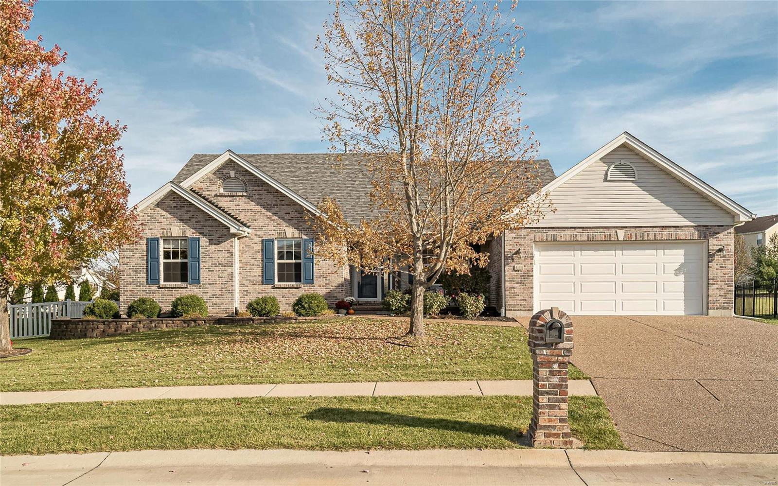 Here it is folks! The great room ranch you have been looking for. This is a rare custom Tom Johnson built home with fantastic features throughout. Over 3200 sq. ft. of living space with just under a 1/3 acre fenced in backyard, 3 bedrooms, 3 full baths, full finished lower level and so much more. Upon Entry you are greeted with a formal dining room with custom built-ins, crown molding, and a high grade vinyl plank flooring. The great room is massive and offers 12ft ceilings and opens right up to the kitchen with vaulted ceilings, sought after white cabinetry and easy access to the huge patio that offers a fantastic outdoor living space. If you are outdoorsy this home backs to the west so no late day sun in summer. Other features include a full yard irrigation system, OS 2 car garage with bump out, & door to back yard. The lower level creates an awesome 2nd living space with huge living area, bar space, tons of storage and even a safe room. So much to list you have to see it in person! Additional Rooms: Mud Room