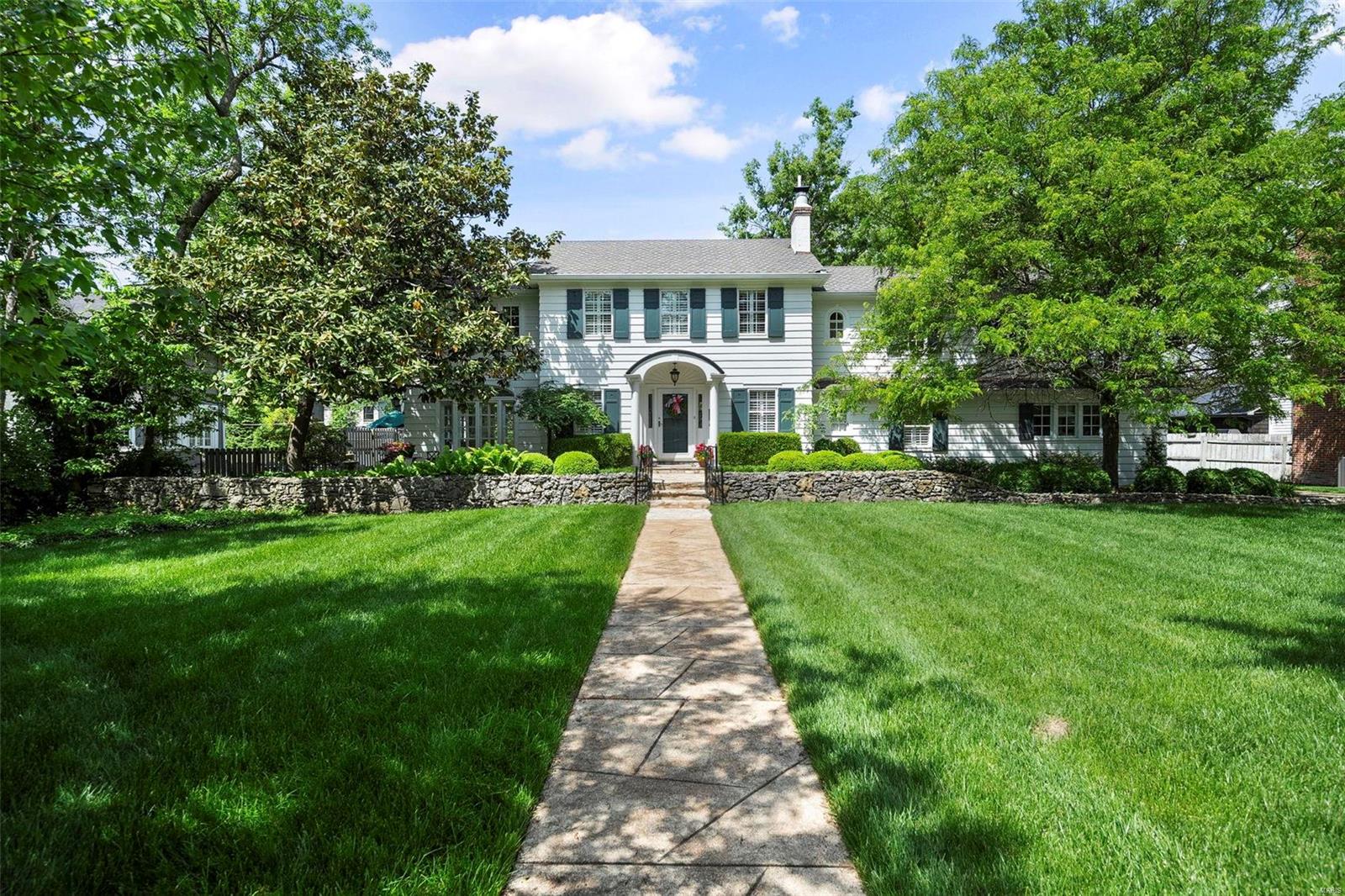 Experience classic Kirkwood living in this exquisite property located in a serene neighborhood. Step into elegance as you enter the spacious foyer with seating area & gas f/p. The flow is seamless, from entry to dining room with beautiful moldings & bay window to a sun-drenched living room. Adjacent is a chef's dream kitchen with top-of-the-line appliances, incl Subzero & Thermador. Enjoy intimate meals in the charming breakfast room, complete with buffet & glass cabinetry. Descend a few steps to a large family room with built-ins and gas f/p, plus an office, offering comfort & functionality for everyday living. Retreat to the 2nd floor where comfort meets luxury, a primary bedroom with 2 walk-in closets & bath, another 3 bedrooms, 2 full baths, den & laundry. The fenced level yard is a haven of tranquility with gorgeous plantings & paver patios, perfect for outdoor entertainment. A 2 car garage w custom carriage house doors adds convenience & charm to this once in a lifetime property. Additional Rooms: Mud Room