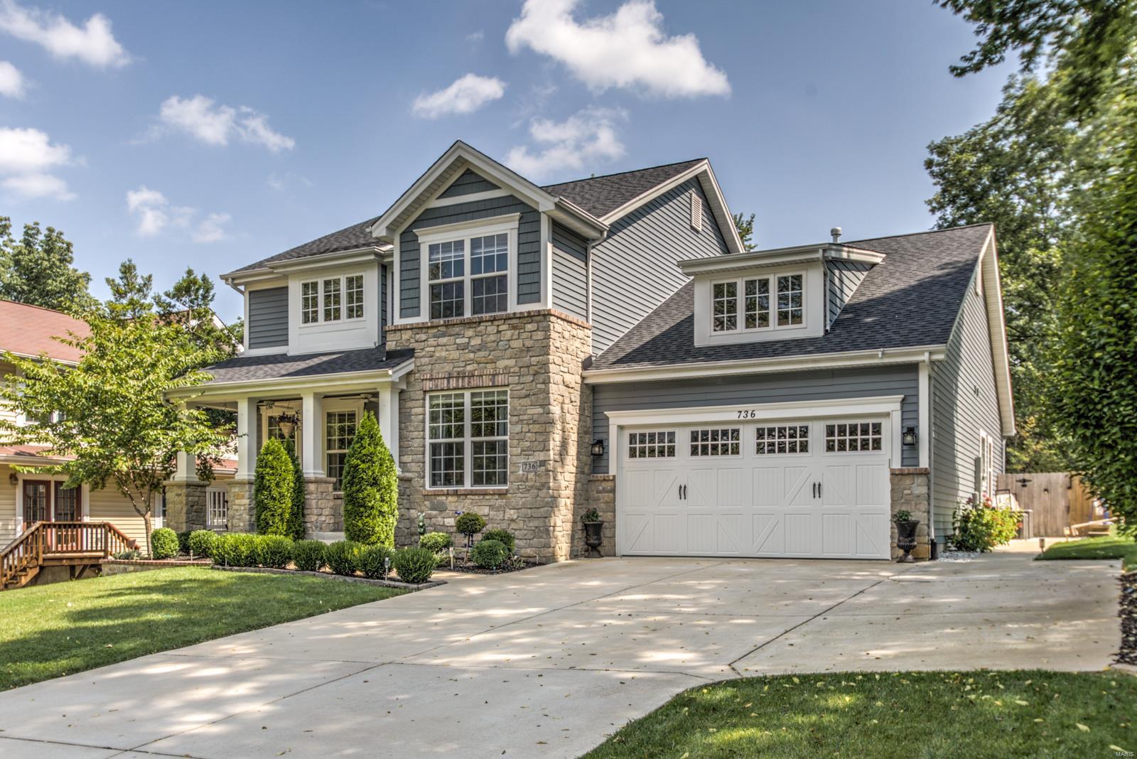 No showings until open house, Sunday, 10-6 from 1-3 p.m. Any offers received will be viewed Monday, 10-7 at noon. Be the envy of your friends and family this holiday season and get ready to entertain in this spectacular, 2-year-old Craftsman-style home in Kirkwood! This incredible, oversized lot and home have been custom designed with all high-end finishes. Better than new! Current owners have poured hundreds of thousands of dollars into this property - transforming it into a truly one-of-a-kind, move-in ready home. 5-bedrooms - 4 bathrooms - almost 5,000 square feet of living space, spanning three floors - including a fantastic lower level with custom-designed bar area + sink, dishwasher and fridge. Lots of built in storage - all over the house! Main floor master with stunning bath + walk-in closet with high-end closet systems. Fabulous kitchen. Mudroom off garage - which boasts a charger for your electric car! Saltwater pool! Too many updates to mention, see supplements for details! Additional Rooms: Mud Room