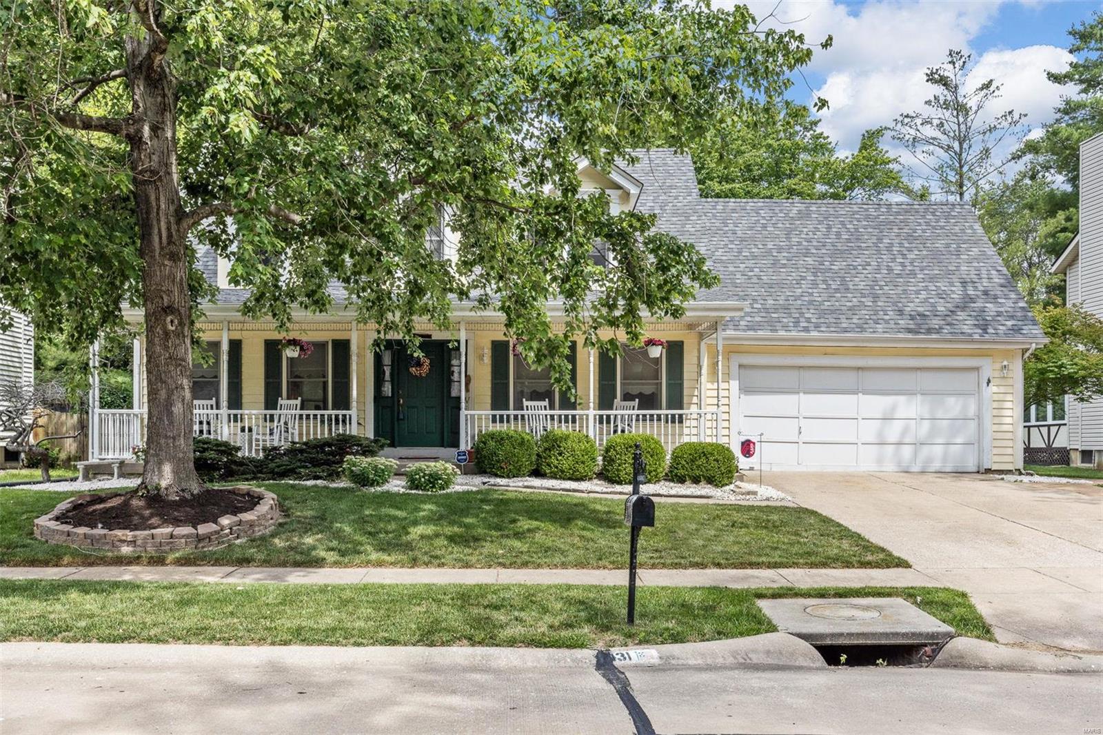 Welcome home to this well maintained, loved, updated & large 2 story home in pristine Riverwood Estates! Located on a flat lot backing to trees and beautiful landscaping, this home has many upgrades ready for you. This center hall floor plan offers much space including a formal living room, a dining room big enough for entertaining, a huge family room with woodburning fireplace, and eat-in kitchen with quartz countertops & slate flooring. All new carpeting throughout the entire home including the main floor, upstairs throughout the hallway and all 3 bedrooms, and basement sleeping area. Master suite is a dream with full bath with separate tub&shower & double sink with walk in closet. Finished basement includes full bath, sleeping area, and big rec/family area. The beautiful backyard has a maintenance free composite deck & hot tub to stay. New roof in August 2022.