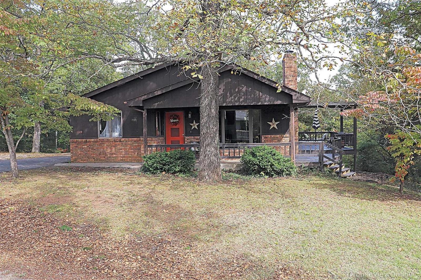 Absolutely gorgeous setting! Secluded & private wooded retreat sitting on 1.56+/- acres you'll feel like you're in the country while on this serene property. You'll love to sit & enjoy your morning cup of coffee on the side deck or screened in back porch overlooking the trees watching the wildlife while the gardener in your family will enjoy having their own attached green house & may never want to come inside. Fall in love the minute you walk in the front door and are greeted by the tall vaulted ceilings with beautiful custom wood beams & new vinyl plank flooring that guide you throughout the open floor plan. Cozy up with your favorite book & blanket next to your full brick fireplace. Enjoy preparing all your family meals in your new updated kitchen that includes new cabinets, all new stainless steel appliances, new granite counter tops, sink & back splash. Home also offers full p/f walk out basement that includes office, family room and tuck under garage for all your lawn equipment.