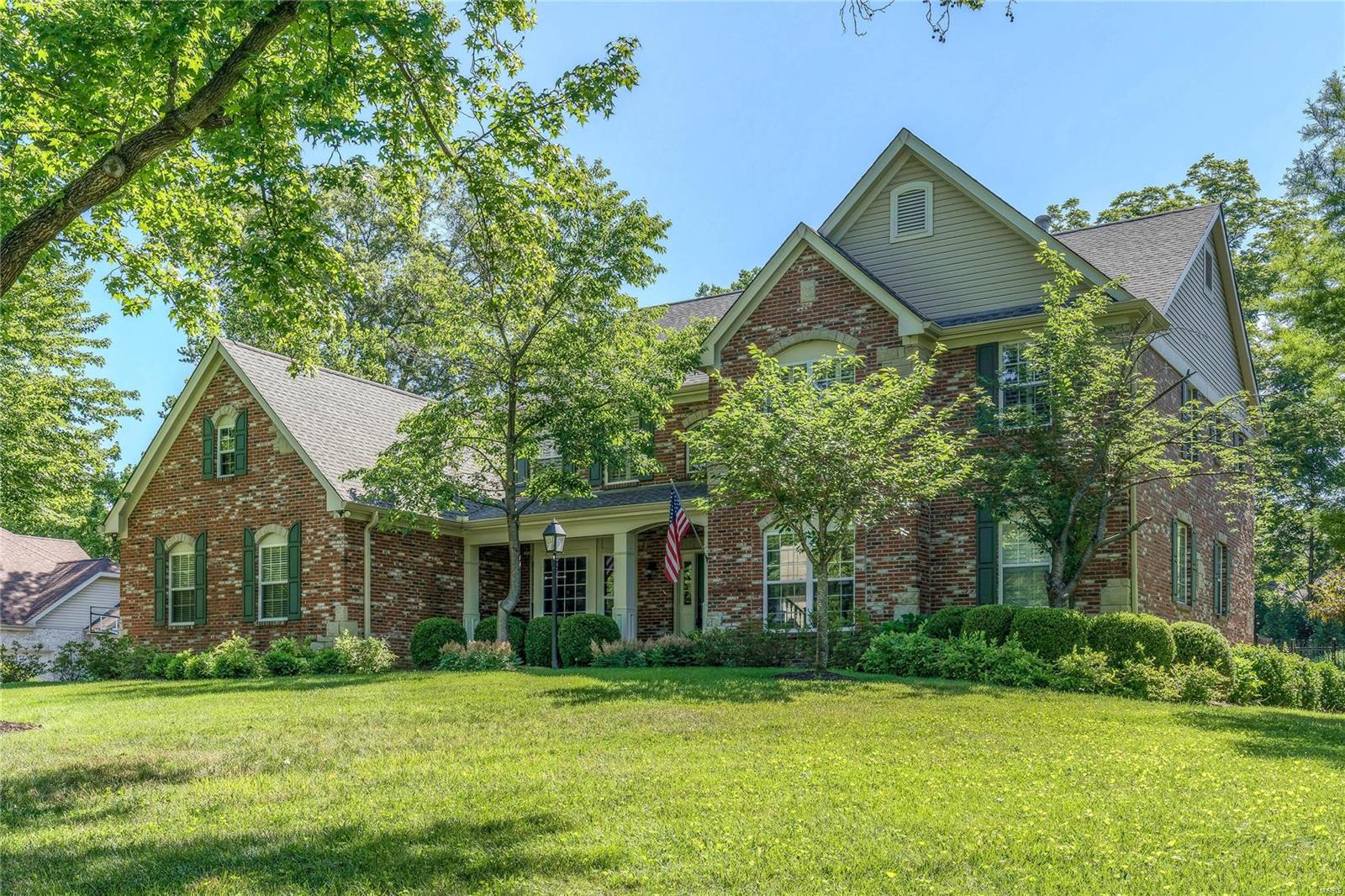 Tucked away on one of the most sought after streets in Ladue, this is the home you’ve been waiting for, filled with all the amenities for today’s lifestyle. Built almost entirely of brick & stone, be prepared to say WOW when you walk in the door. The gorgeous wall of windows looks out to the nearly 3/4 acre lot w/ beautiful pool, hot tub & garden (the cool deck keeps those toes from burning). Inside, the main floor master is the perfect escape after a long day; the master bath is updated and is pure luxe. The 2 story great room is open to the kitchen with a cozy hearth room, formal living room and dining room. Upstairs there are 3 bedrooms, two with ensuite baths and one additional room with French doors that can serve as bedroom or office. The finished lower level features a media/rec room, playroom & full bath w/addtl storage space. The 3 car garage & plenty of driveway space is perfect for entertaining. Finally, don’t miss the private access to Hwy 40/64…this home is central to all!