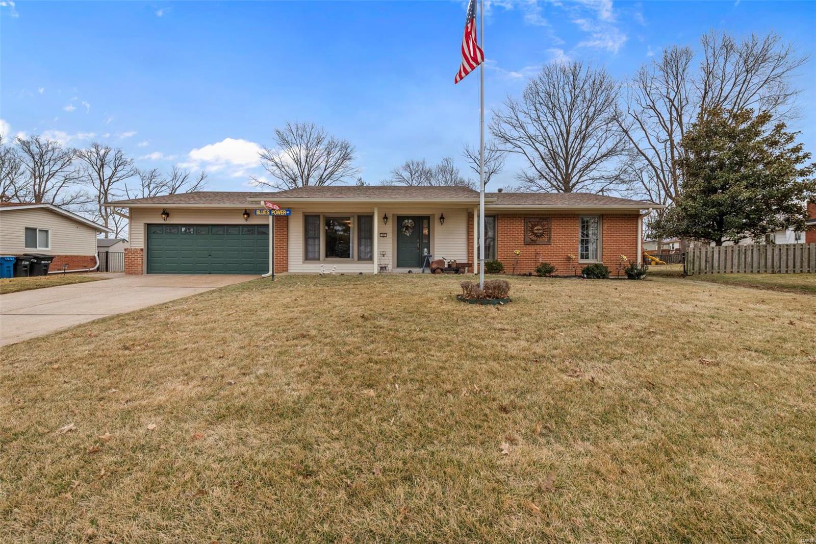 LOCATION LOCATION LOCATION!! 3 Bedroom 2 Fully updated Bath home offers 1700+ sq ft of living space and tons of natural sunlight. Talk about curb appeal!! This partial brick, Ranch style home sits on a nice level lot with partial fencing. The Master ensuite is complete with a full bathroom which includes a jacuzzi tub. You will absolutely love the eat-in kitchen space with newer butcher block countertops. Off of the kitchen is a large SunRoom bringing in tons of natural sunlight and a great place for entertaining! Main Floor Laundry. The outside patio space is perfect for gatherings and family entertaining. This one sure won't last long being in the heart of West County. Come check it out before it is SOLD!! Additional Rooms: Sun Room